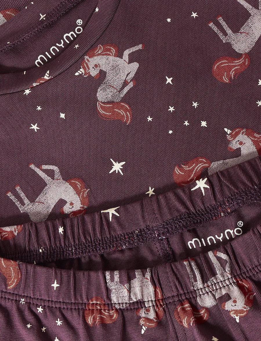 Minymo - Pyjamas LS Set AOP - komplektid - huckleberry - 4