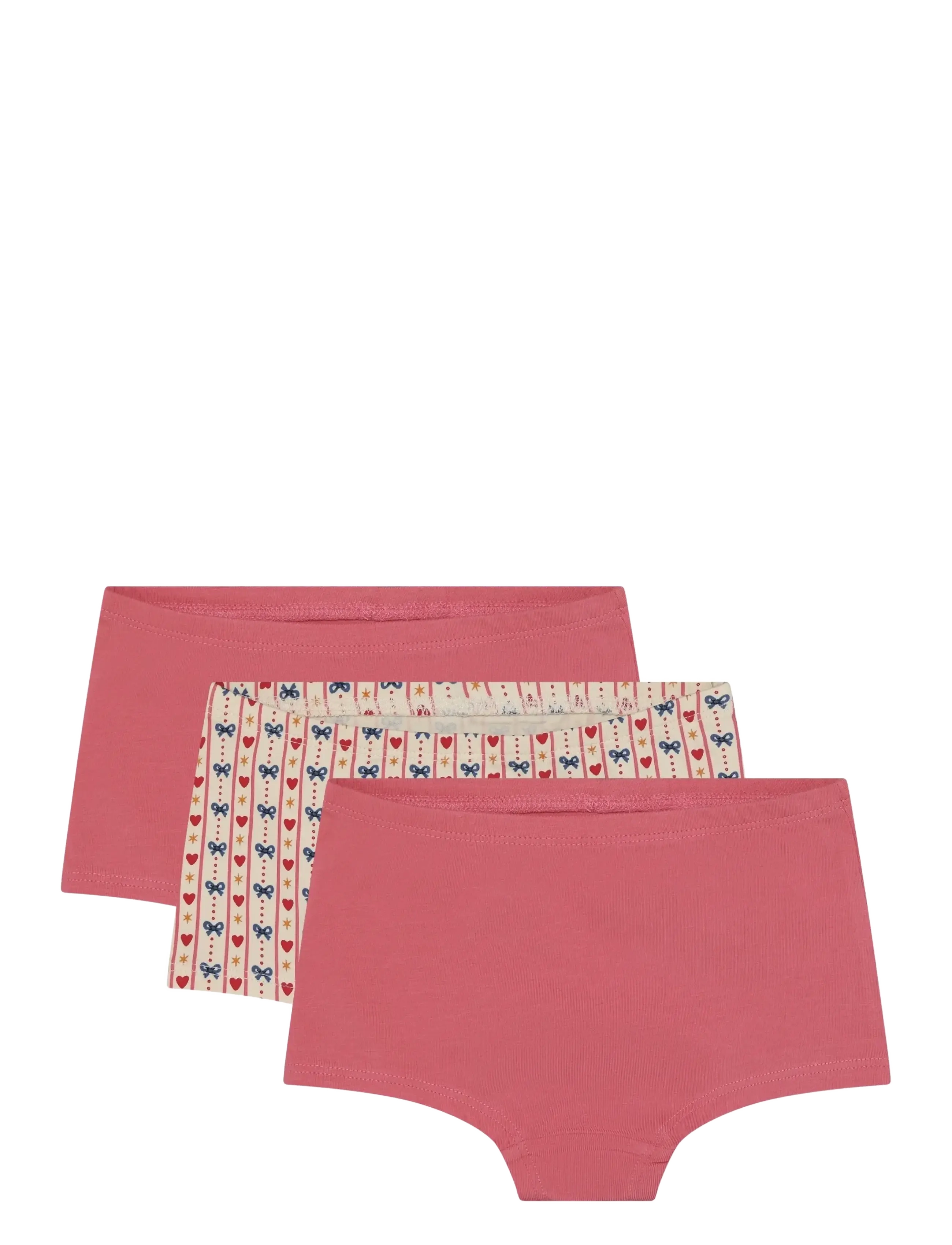 Minymo Briefs 3-Pack AOP - Minymo - DESERT ROSE / pink/rose