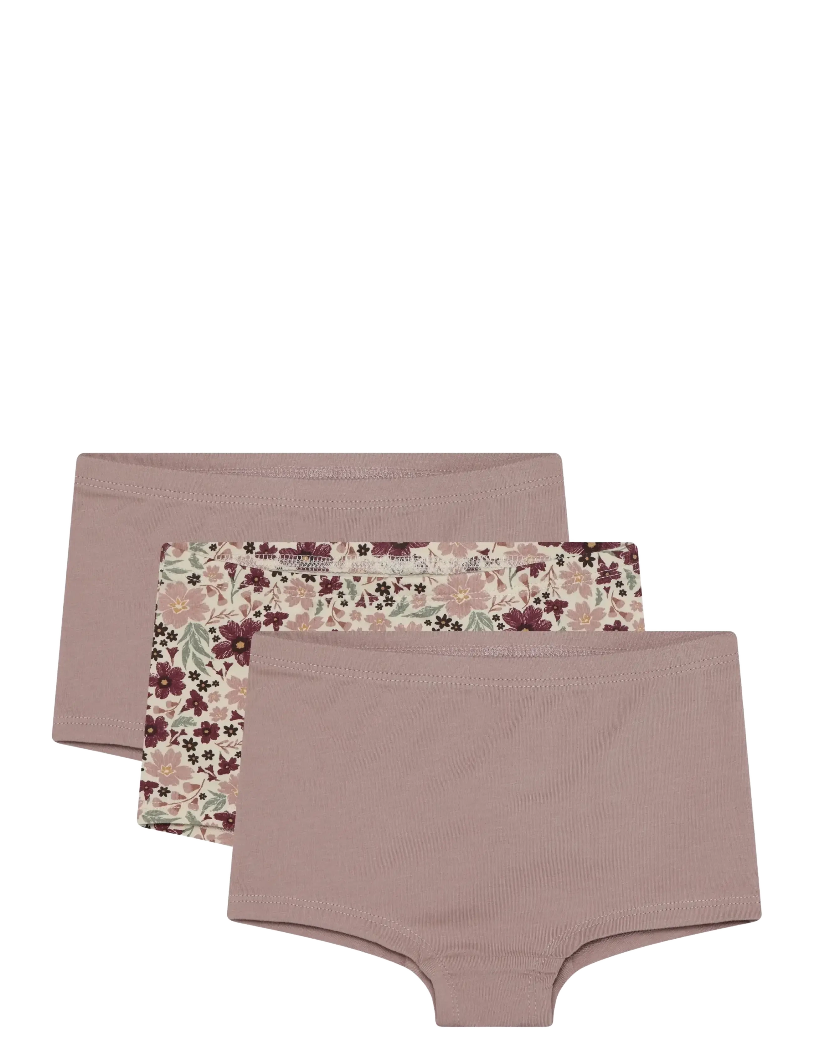 Minymo Briefs 3-Pack Aop, 122, Beige, Undertøj > Trusser, Børn