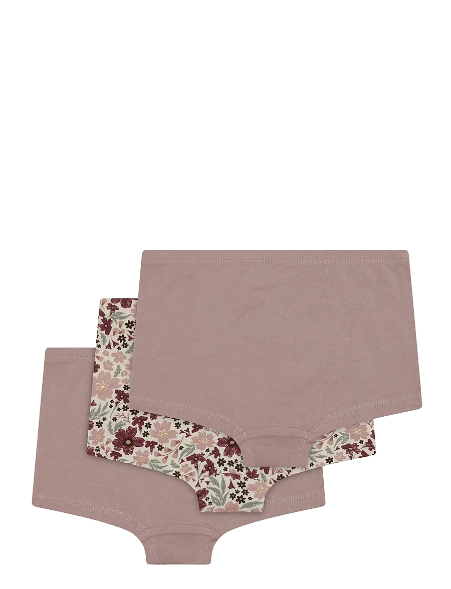 Minymo - Briefs 3-Pack AOP - trusser - fawn - 1