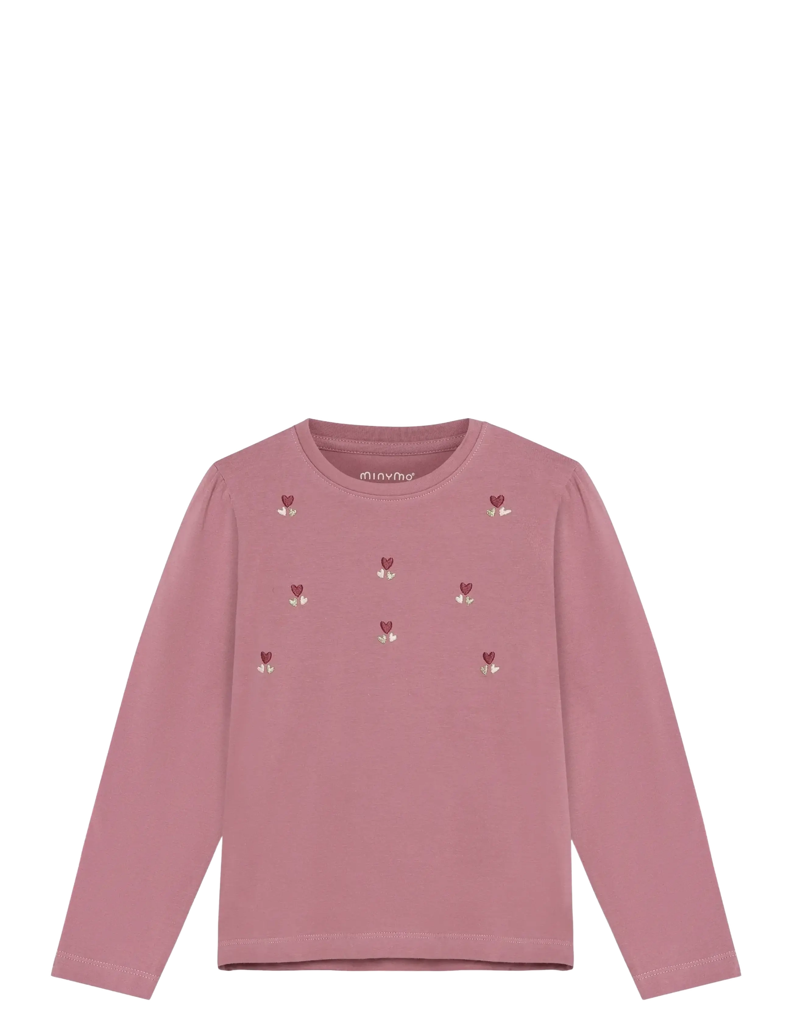 Minymo T-shirt LS - Minymo - NOSTALGIA ROSE / pink/rose