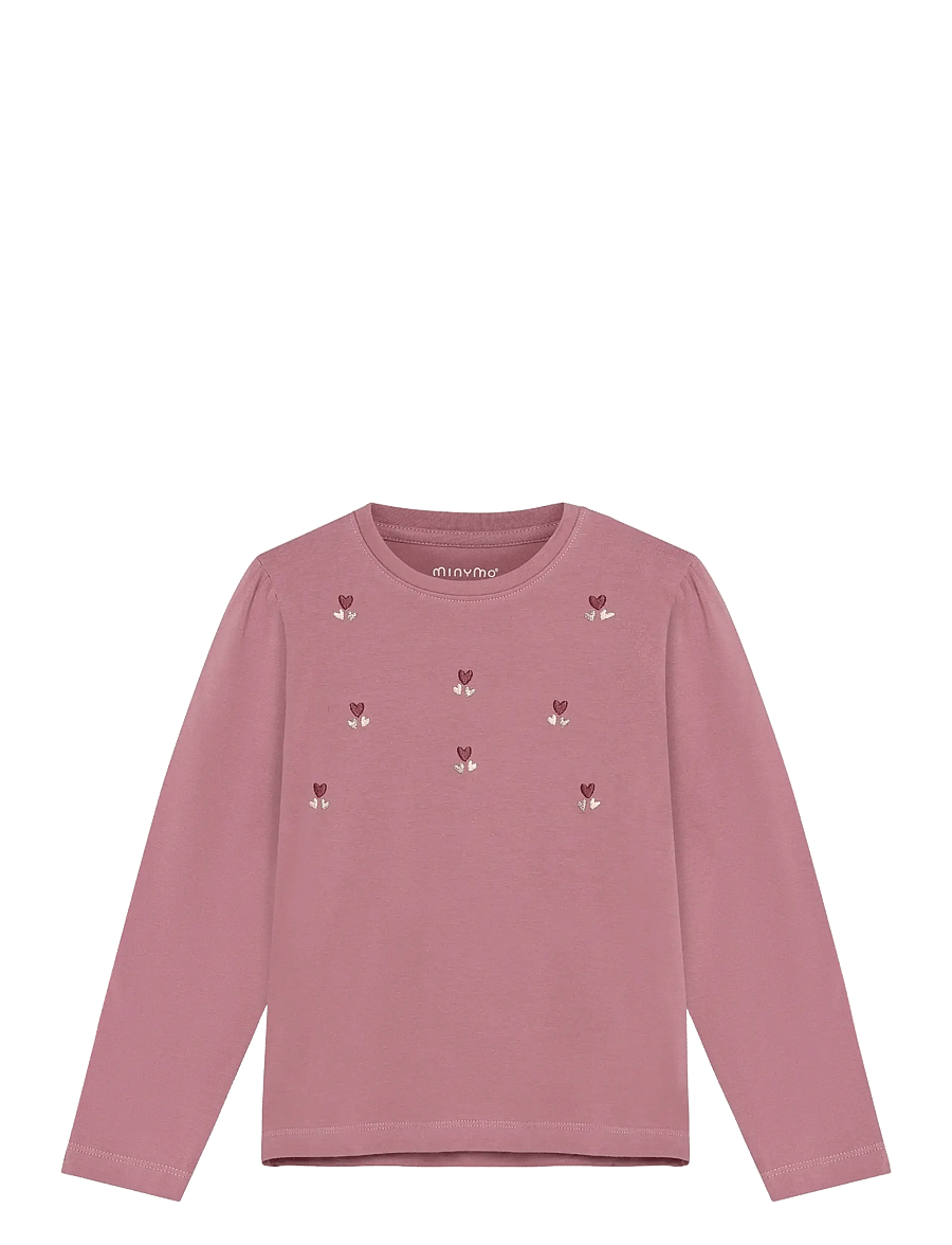 Minymo - T-shirt LS - langärmelig - nostalgia rose - 0