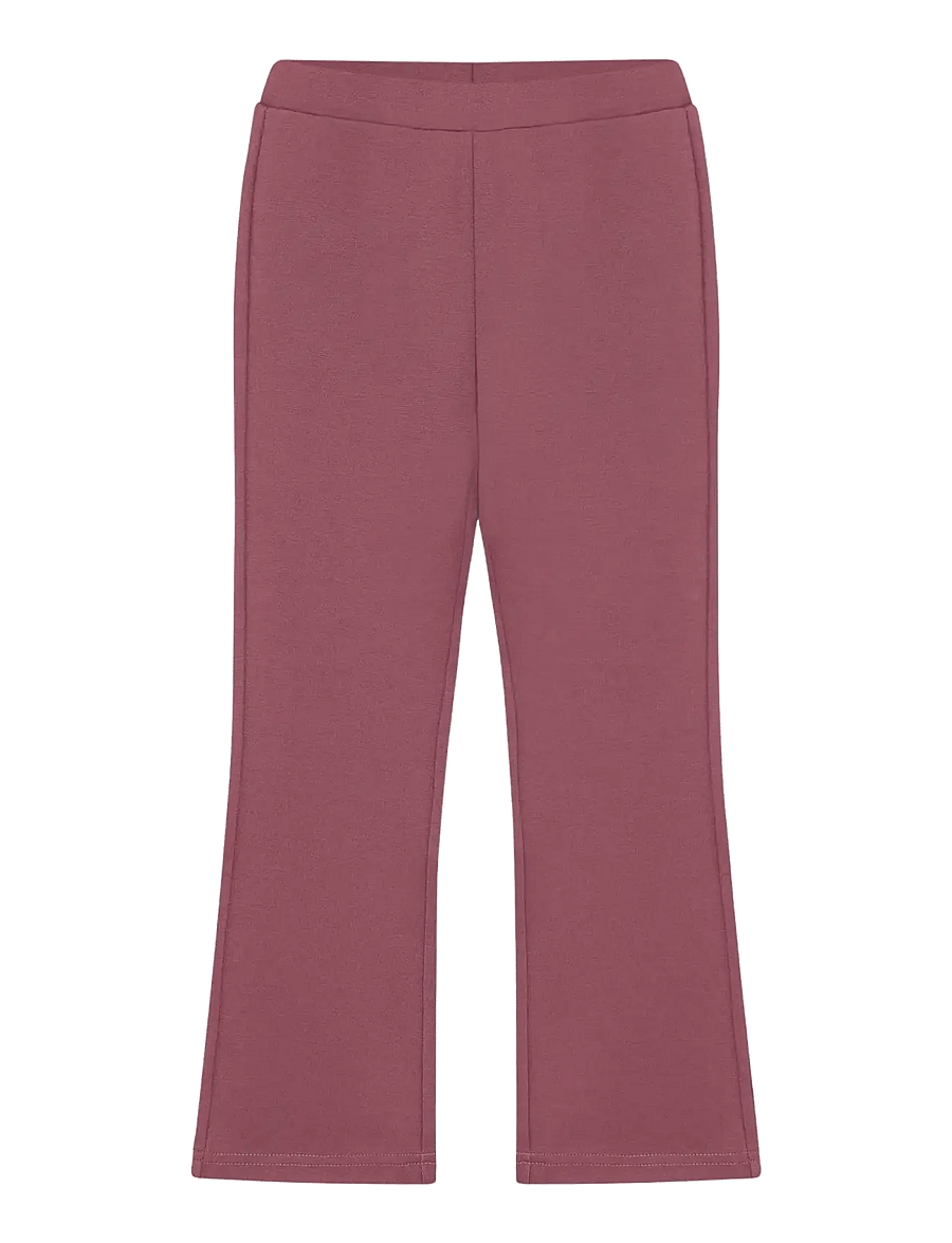 Minymo - Pants Flared - dressipüksid - crushed berry - 0