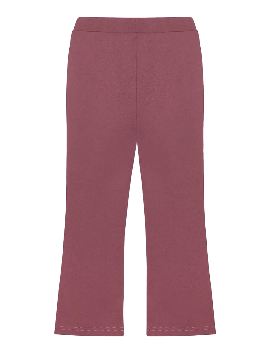 Minymo - Pants Flared - dressipüksid - crushed berry - 1