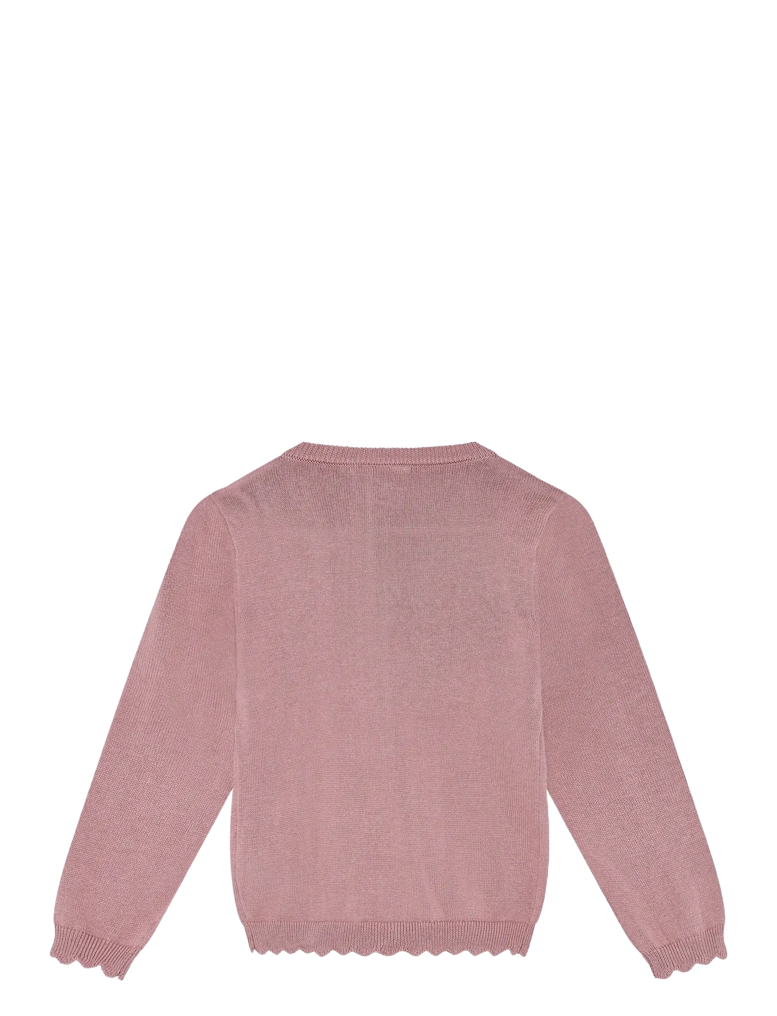 Minymo - Cardigan Knit - cardigans - nostalgia rose - 1