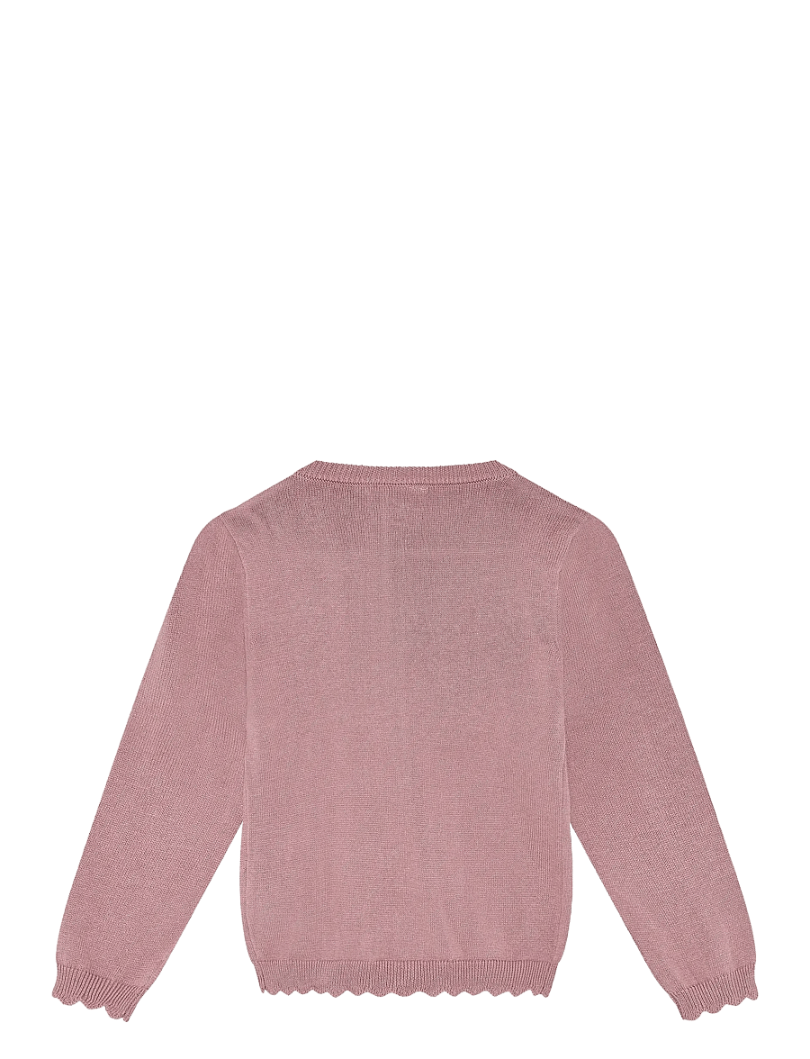 Minymo - Cardigan Knit - cardigans - nostalgia rose - 1