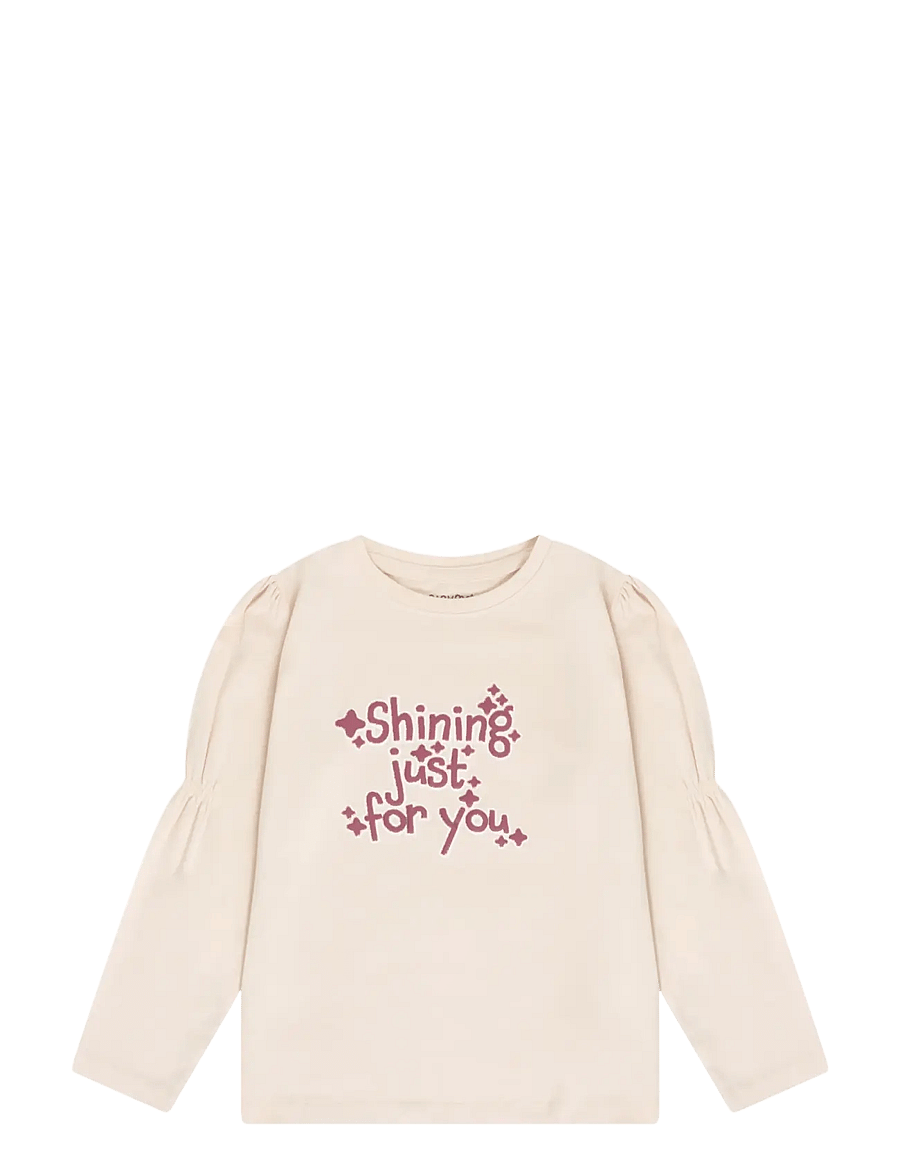 Minymo - T-shirt LS - långärmade t-shirts - pink tint - 1