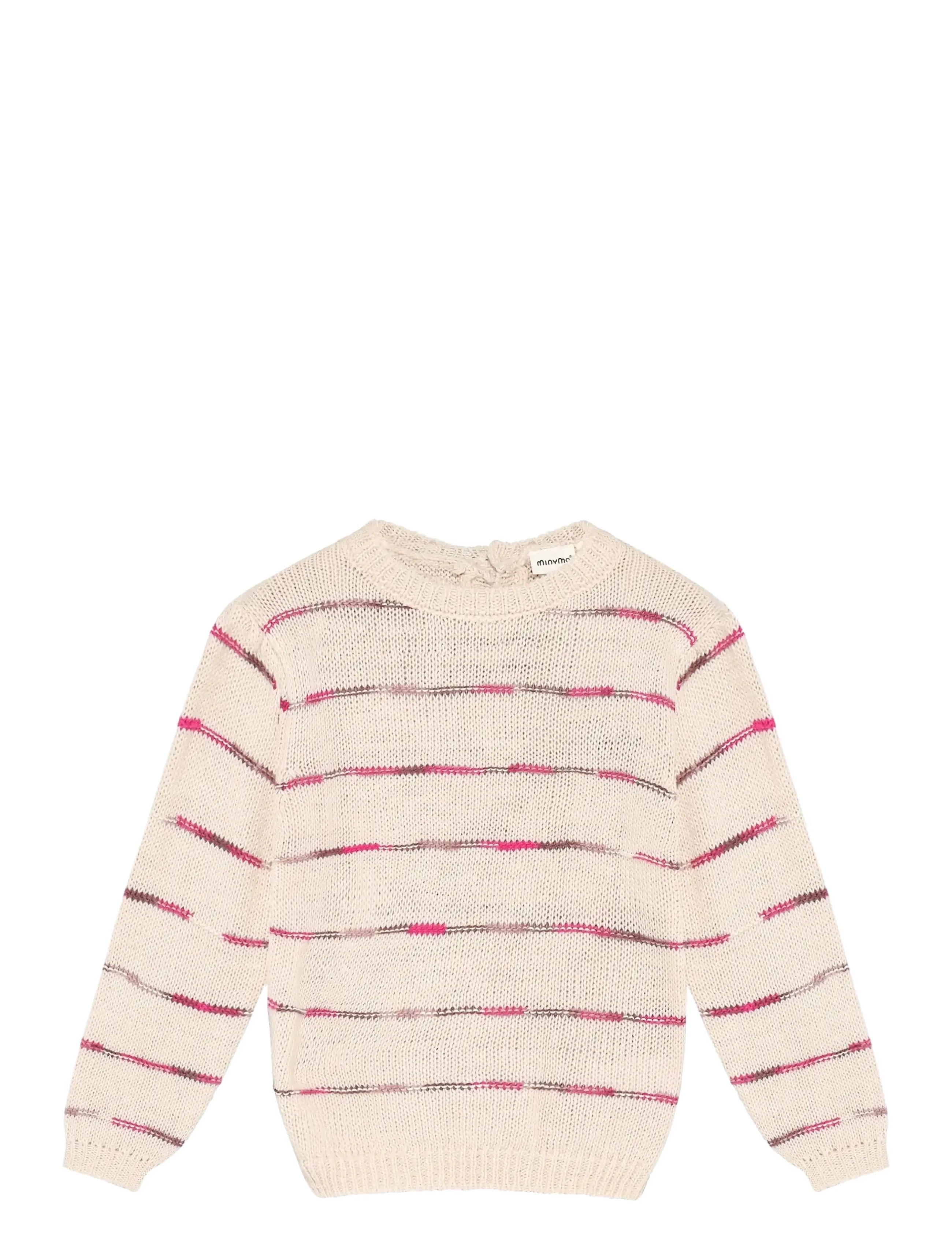 Minymo Pullover Knit - Oberteile - PINK TINT / cream