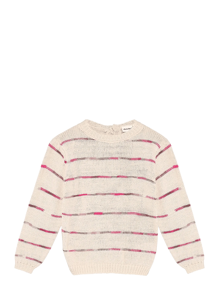 Minymo - Pullover Knit - trøjer - pink tint - 1