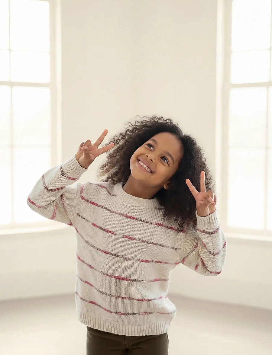 Minymo - Pullover Knit - trøjer - pink tint - 0