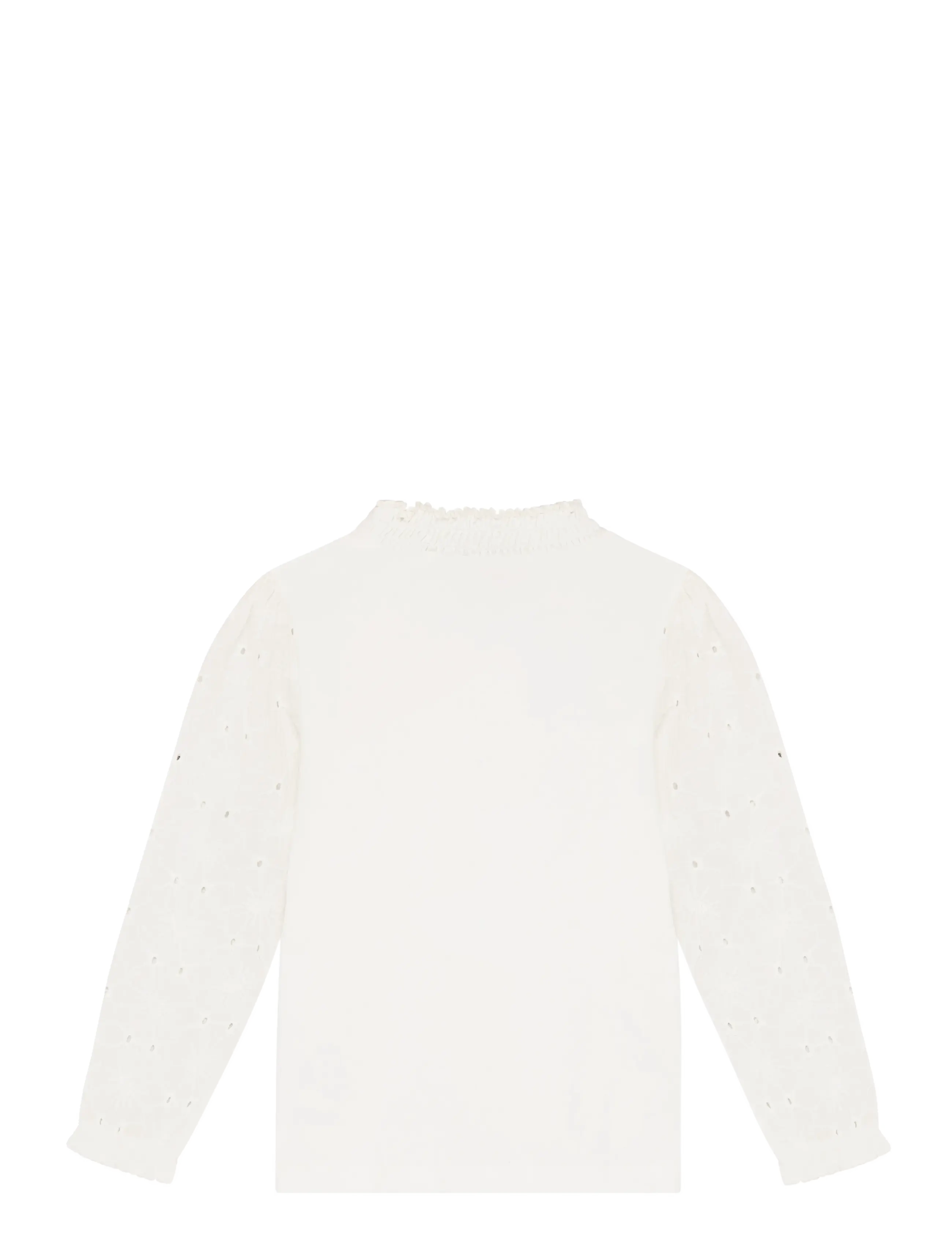 Minymo - T-shirt LS - langärmelig - snow white - 1