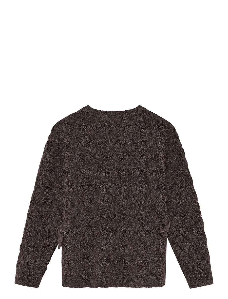 Minymo - Pullover Knit - trøjer - plum truffle - 1