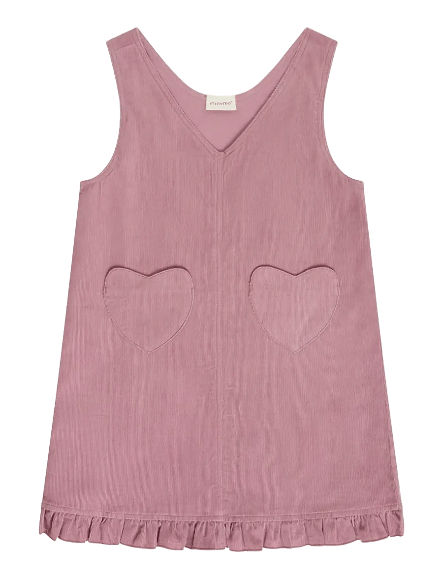 Minymo - Spencer Cord w. Lining - Ærmeløse hverdagskjoler - nostalgia rose - 1