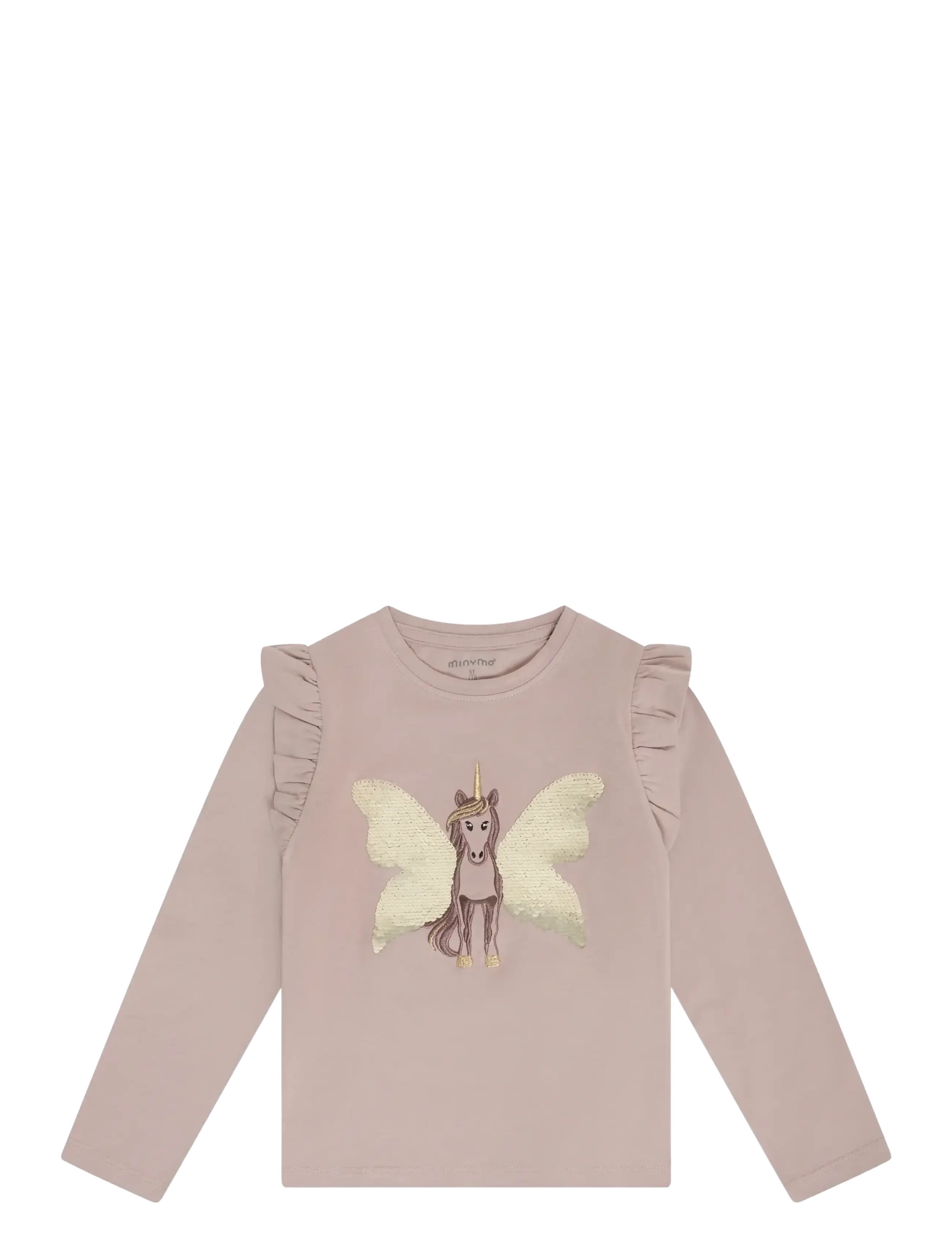 Minymo T-shirt LS - Minymo - BARK / beige
