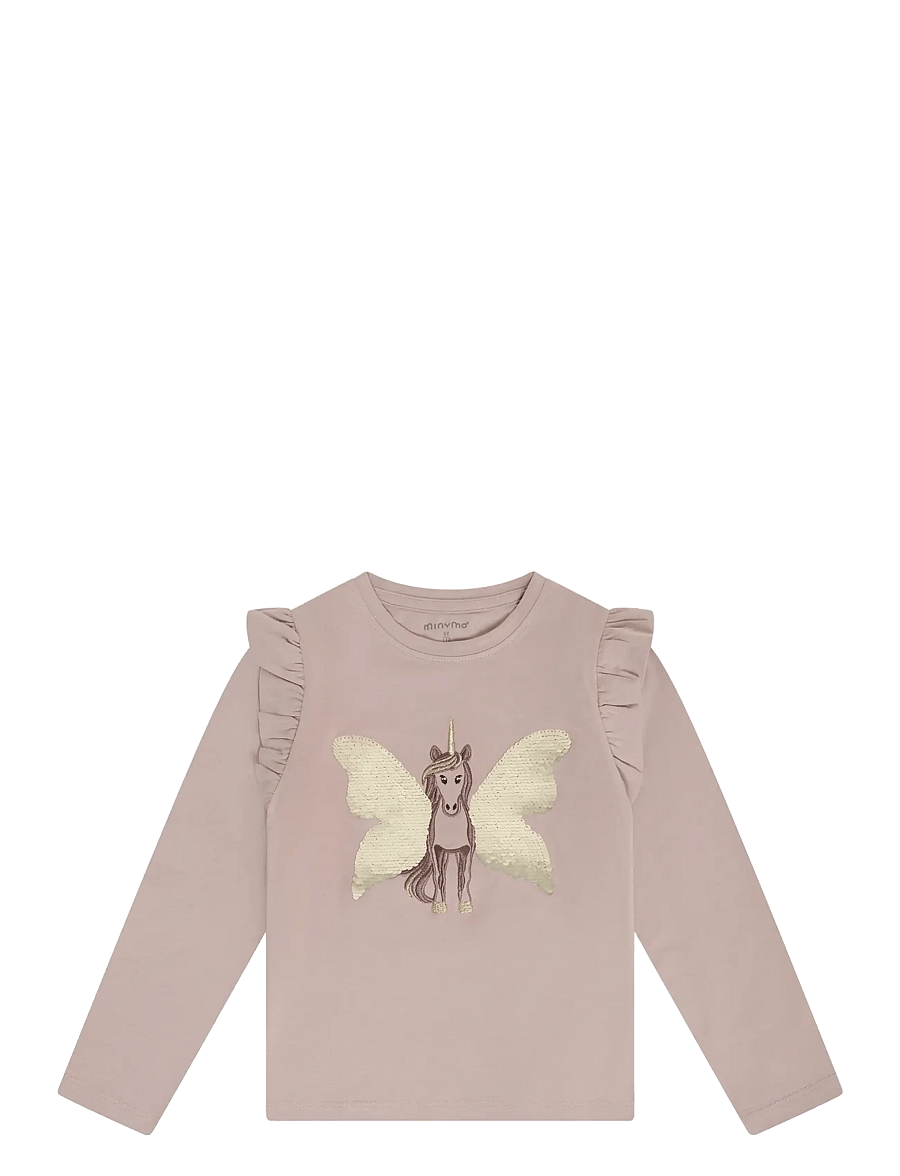 Minymo - T-shirt LS - langärmelig - bark - 1