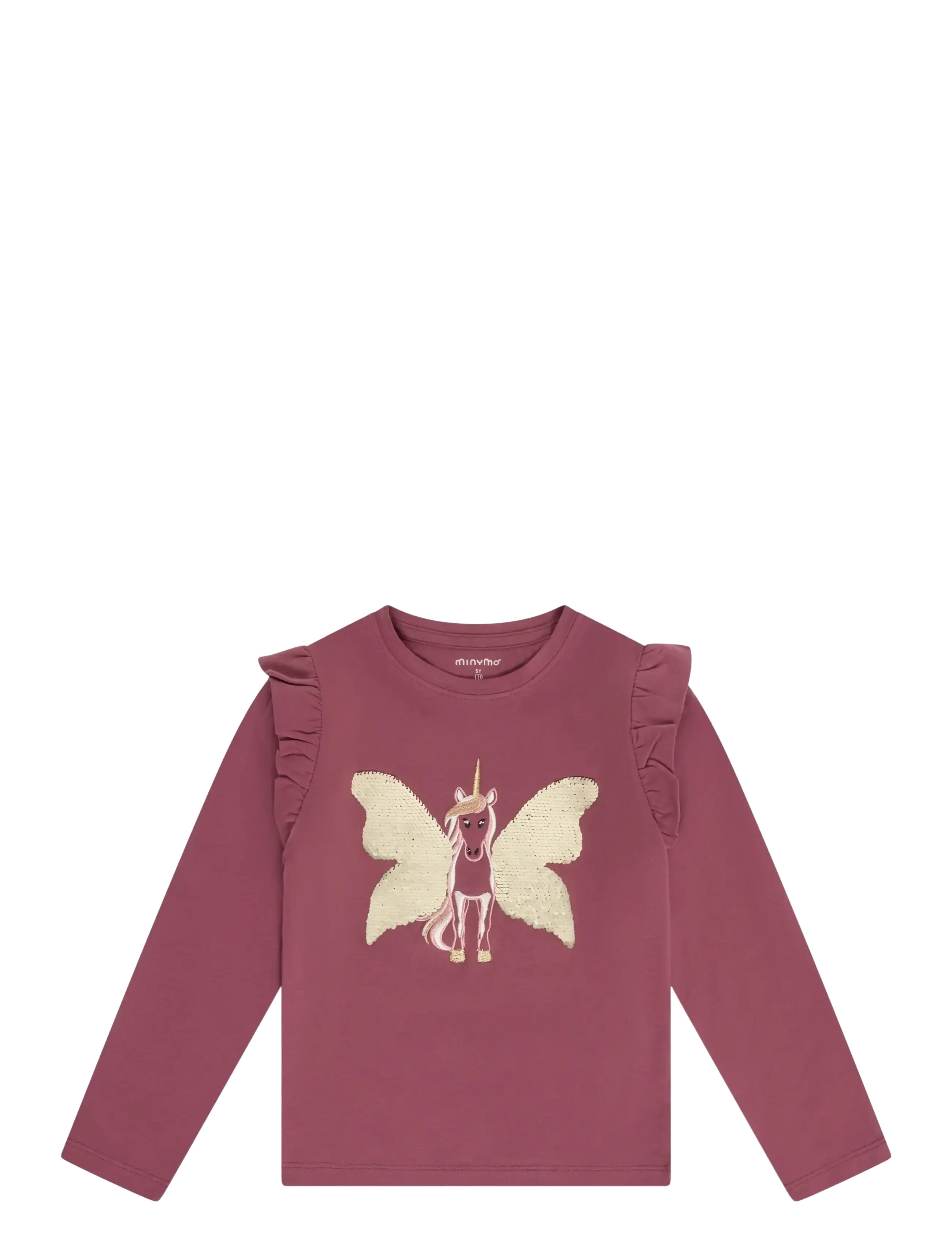 Minymo T-shirt LS - Minymo - CRUSHED BERRY / burgundy