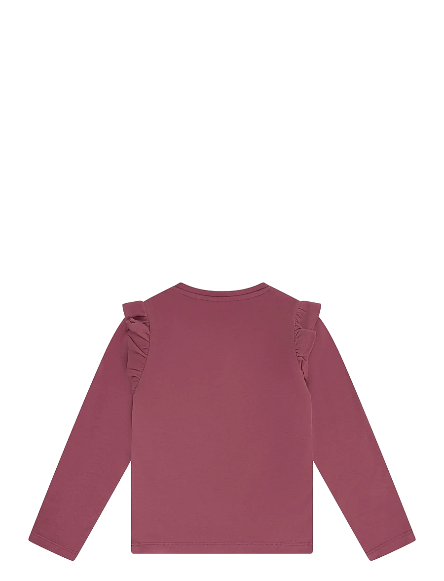 Minymo - T-shirt LS - langärmelig - crushed berry - 2