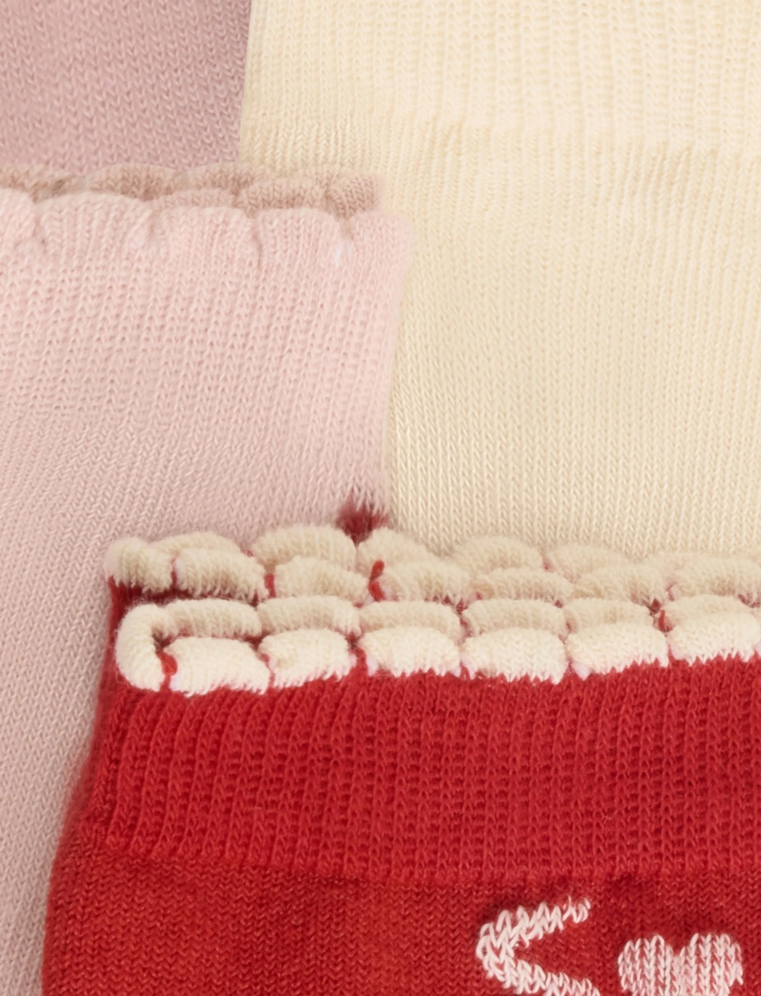 Minymo - 3-Pack Socks - baby socks - rose dust - 4
