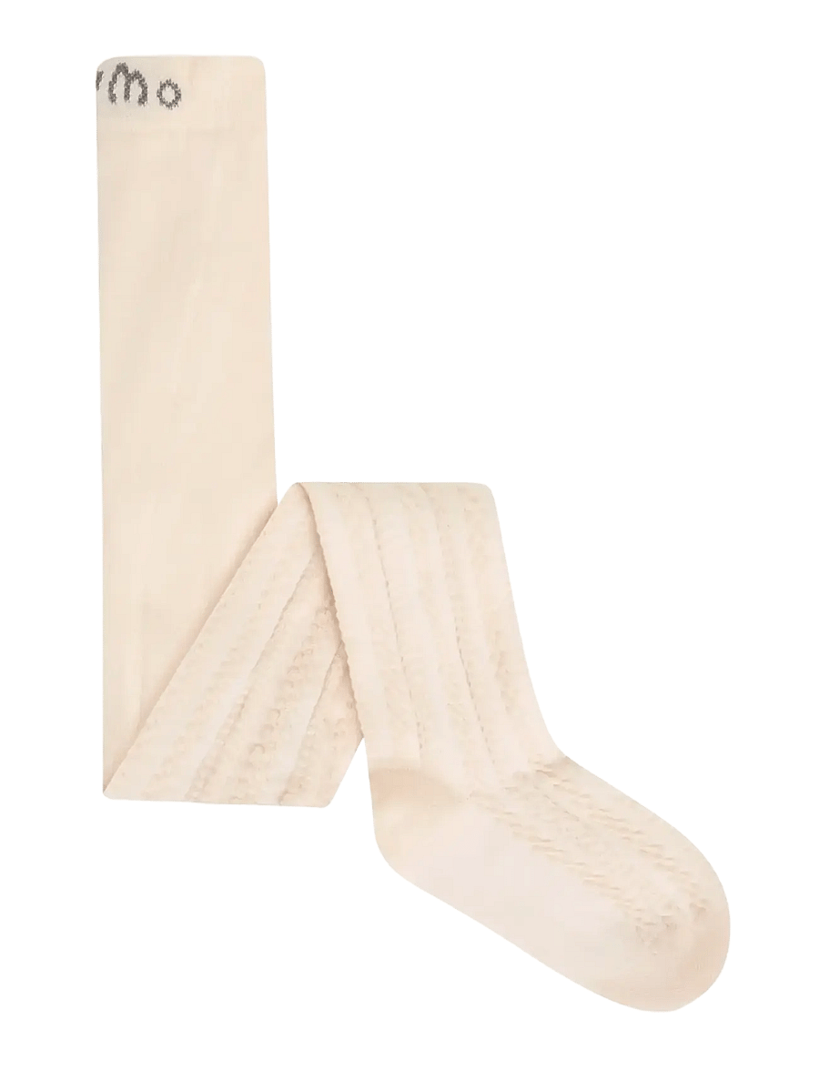 Minymo - 2-Pack Stockings w. Pattern - strumpbyxor - pink tint - 2