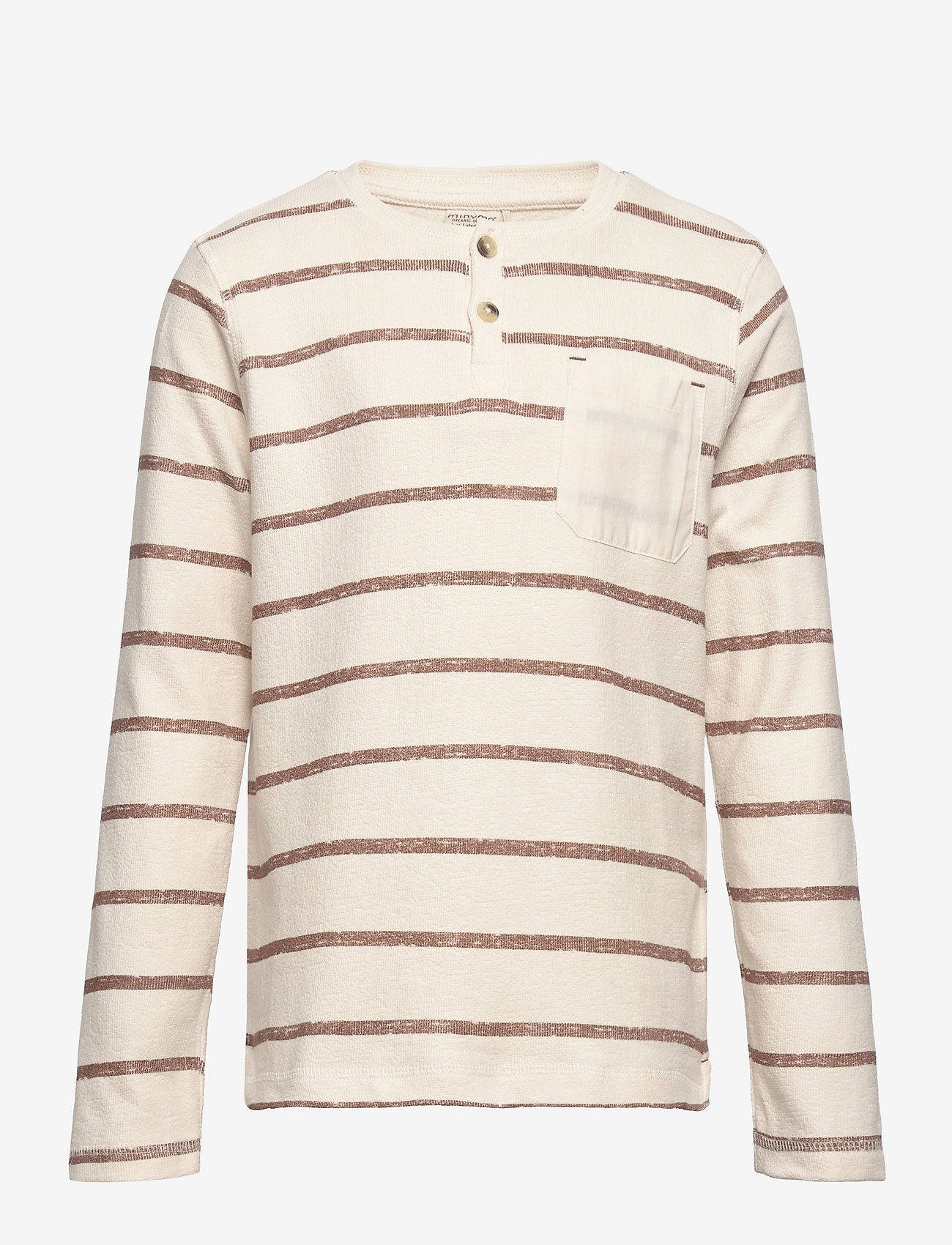 Minymo - T-shirt LS Sweat - acorn - 0