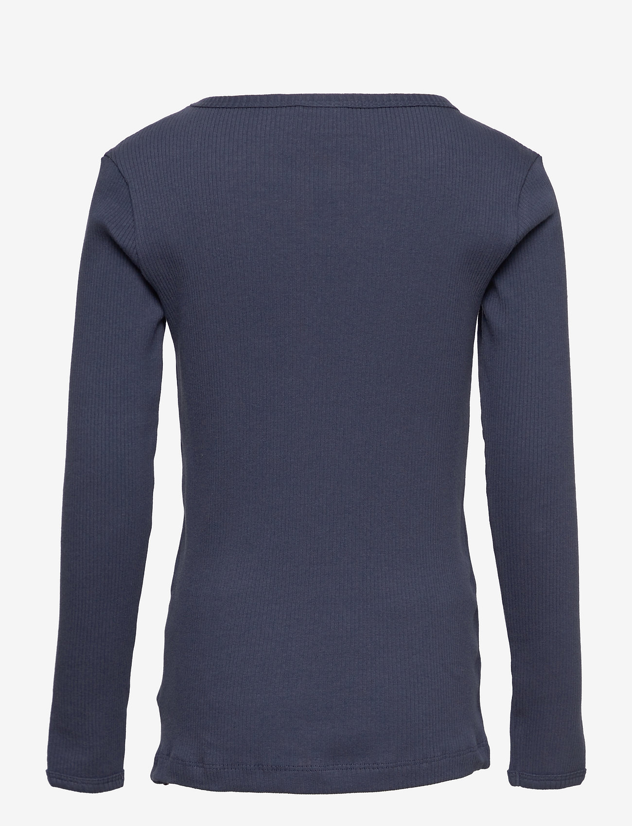 Minymo - T-shirt LS Rib - blue nights - 1