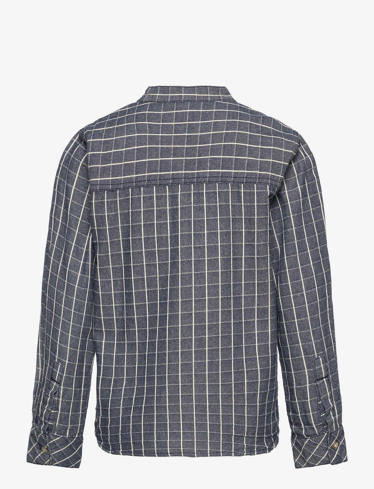 Minymo - Shirt LS Check - blue nights - 1
