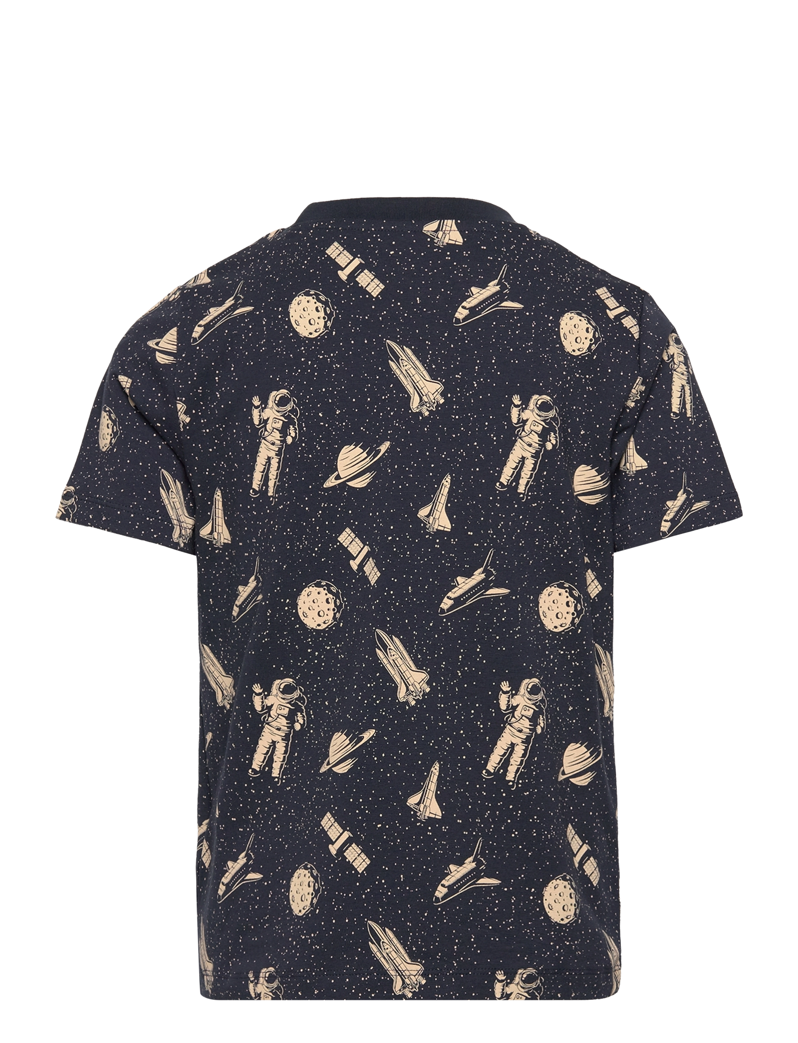 Minymo - T-shirt SS AOP - blue nights - 1