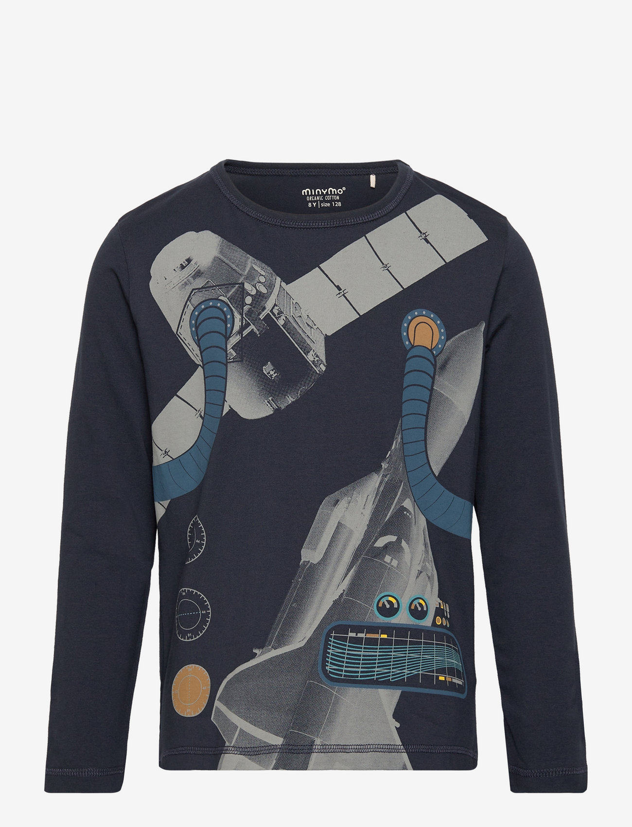Minymo - T-shirt LS - blue nights - 0