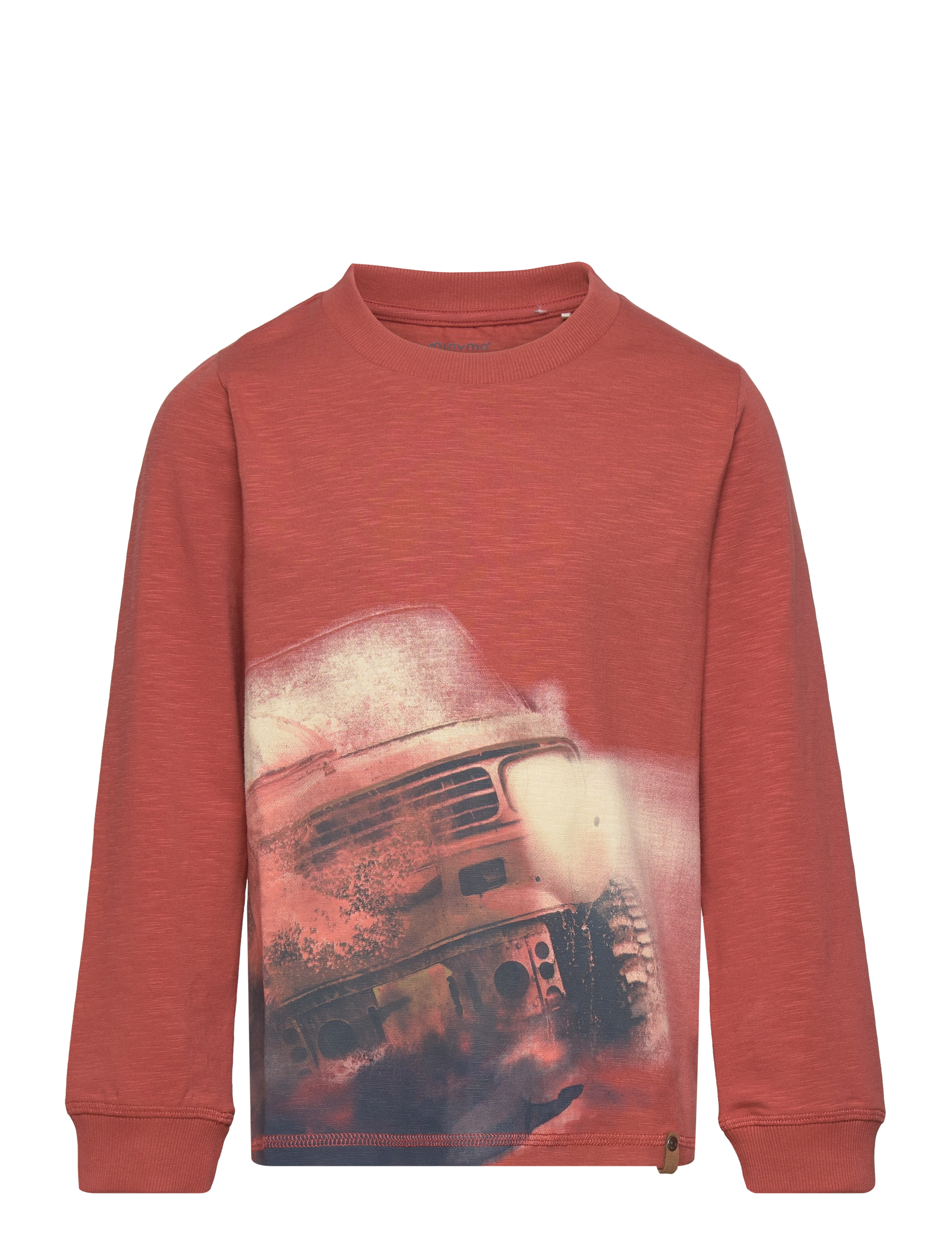 Minymo - T-shirt LS - baked clay - 0
