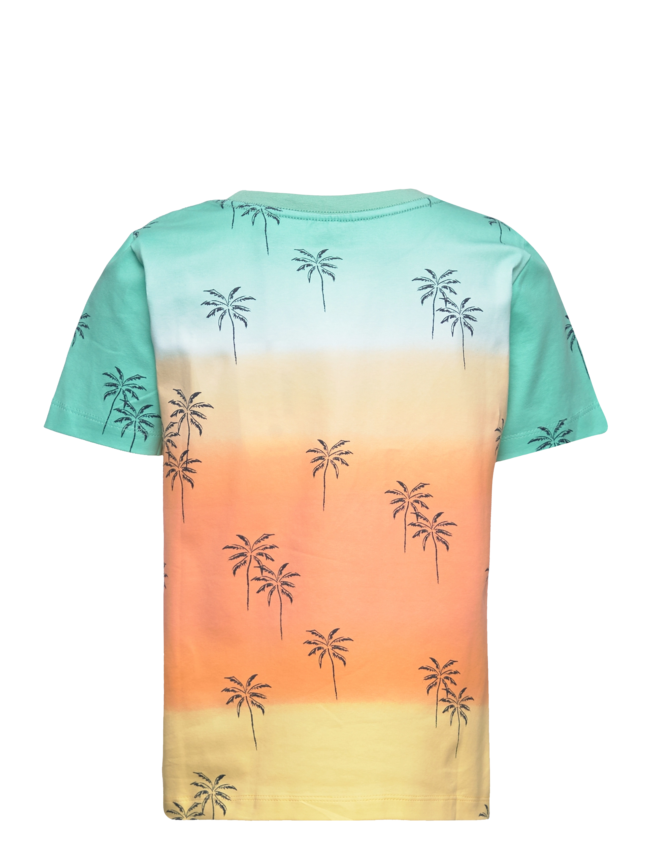 Minymo - T-shirt SS AOP - dusty jade green - 1