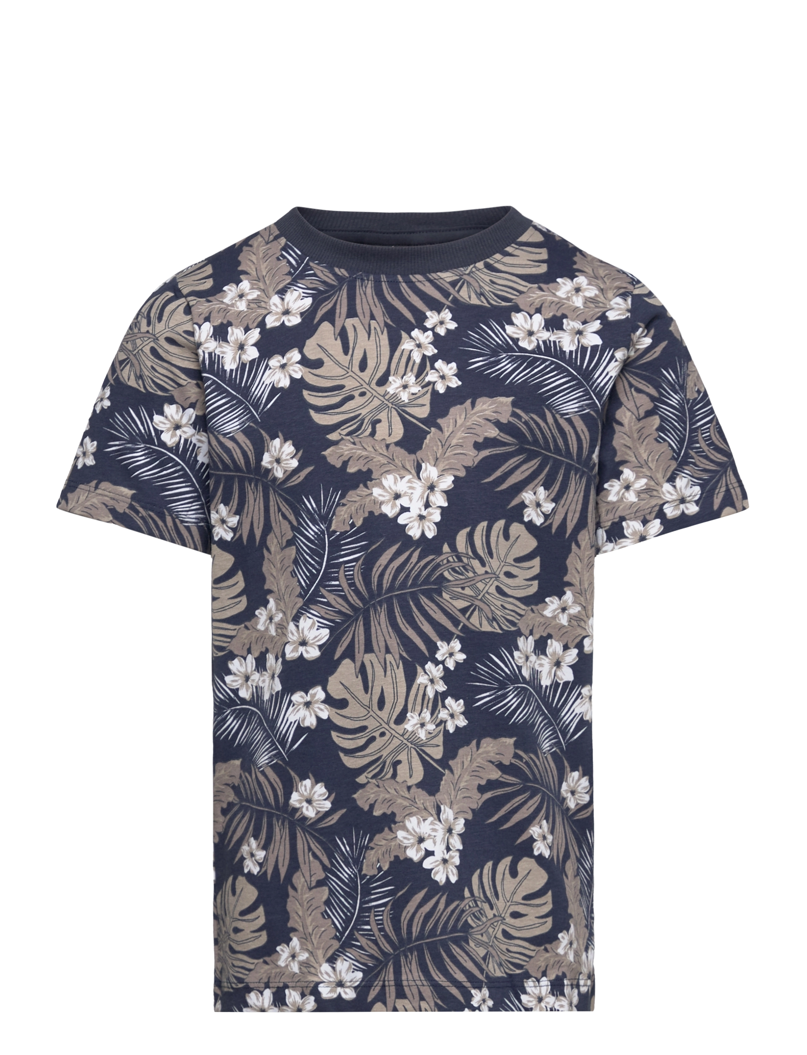 Minymo - T-shirt SS AOP - blue nights - 0