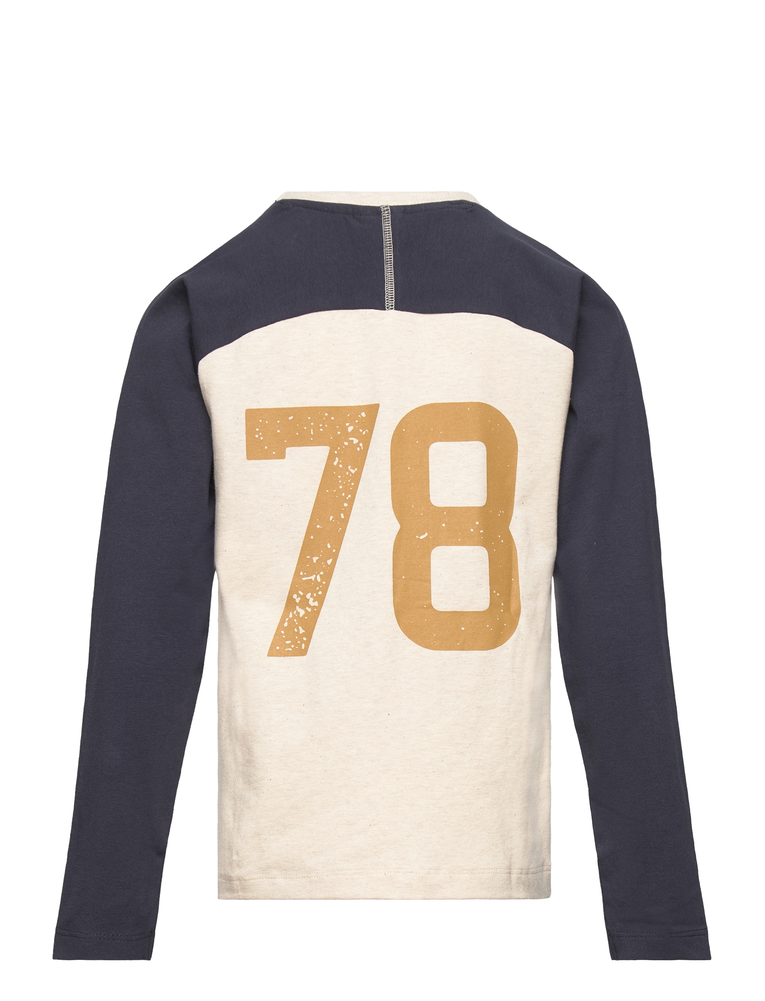 Minymo - T-shirt LS - beige melange - 1