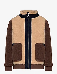 Minymo - Jacket Teddy - fleece jacket - pebble - 0