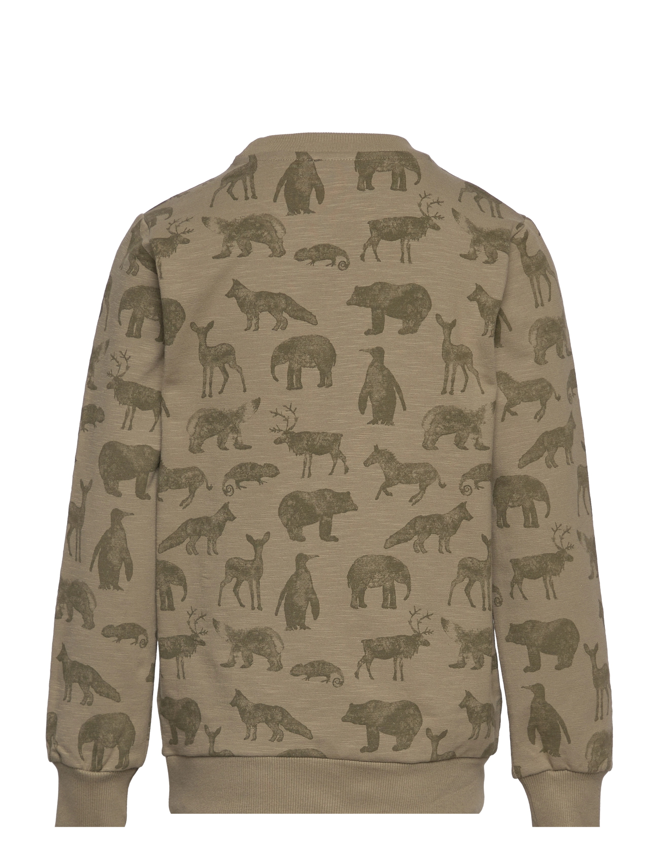 Minymo - Sweatshirt LS AOP - aloe - 1