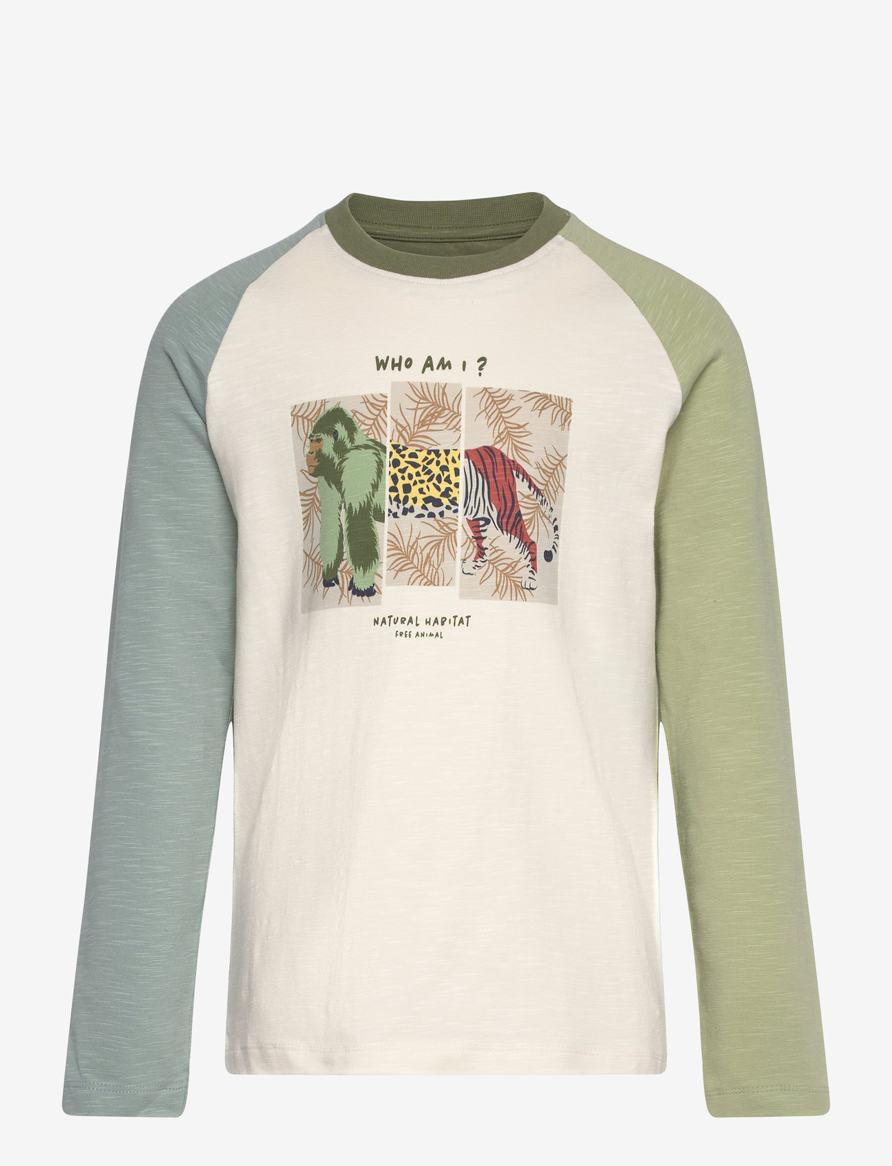 Minymo - T-shirt LS - eggnog - 0