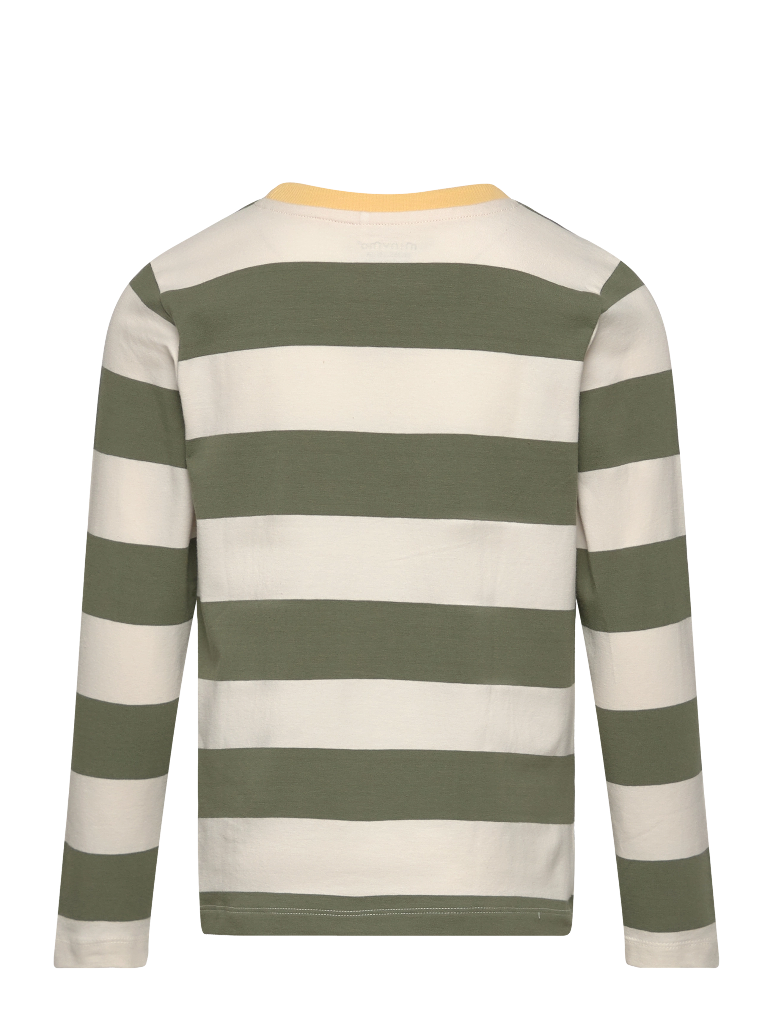 Minymo - T-shirt LS Y/D - olivine - 1