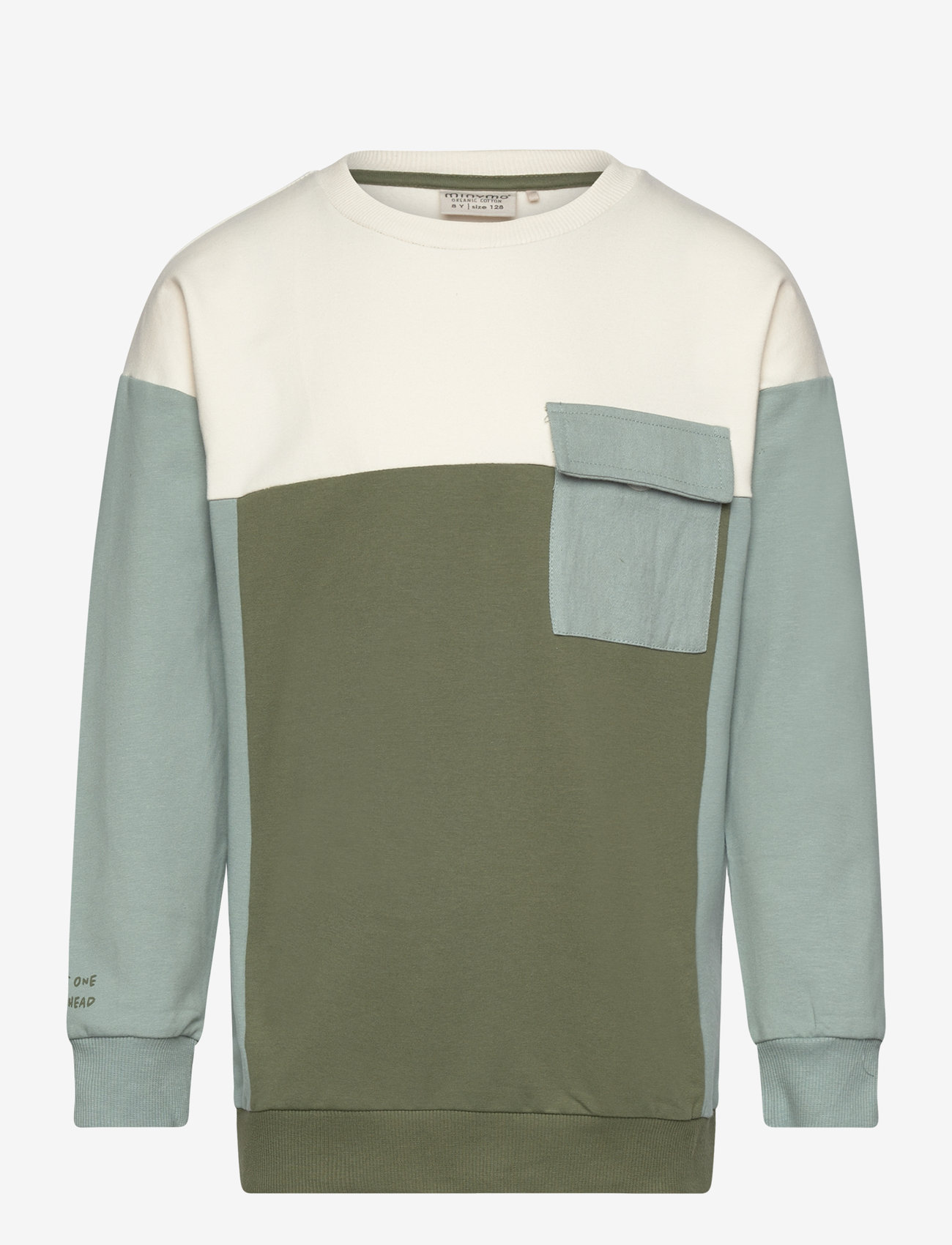 Minymo - Sweatshirt LS - olivine - 0