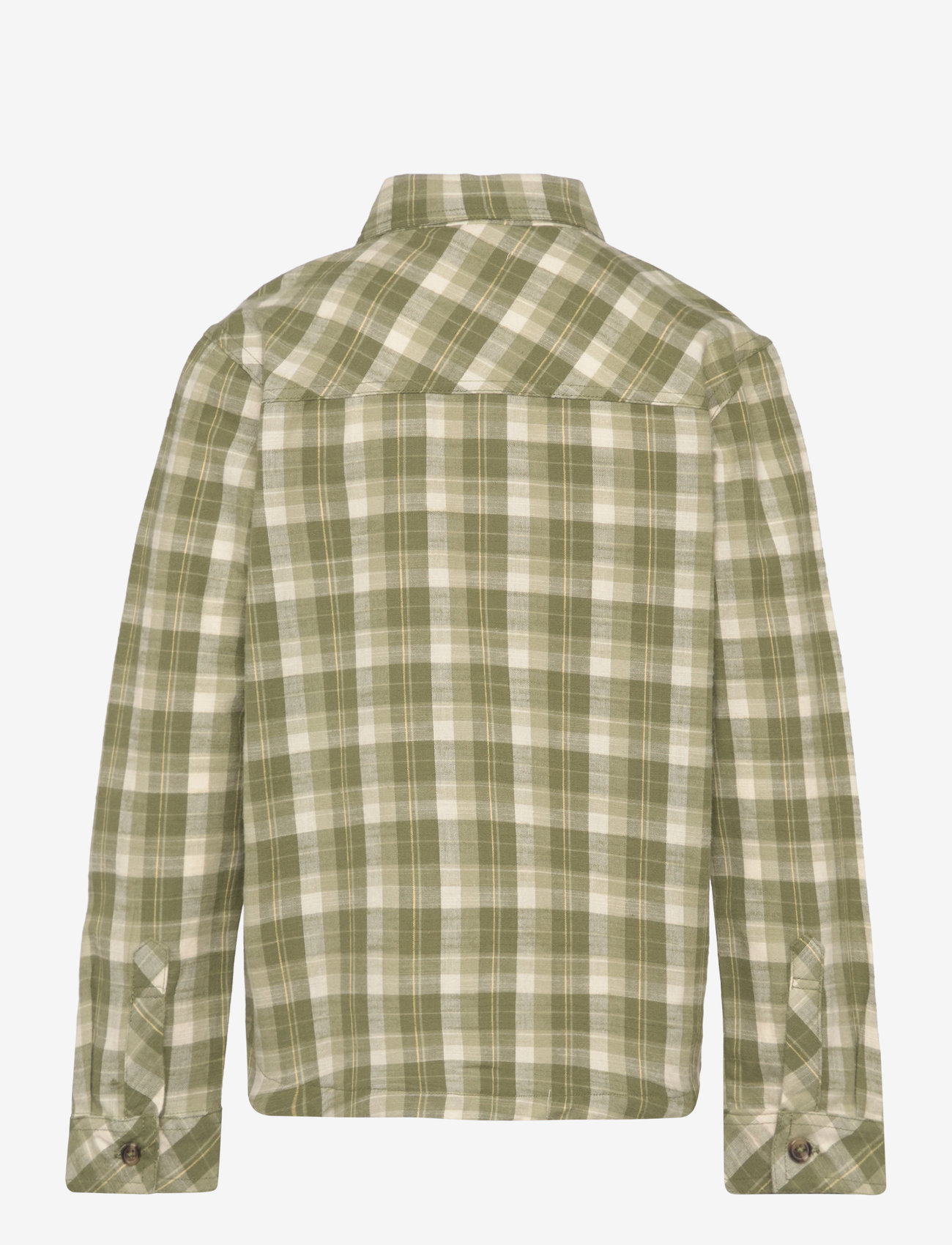 Minymo - Shirt LS Check - olivine - 1