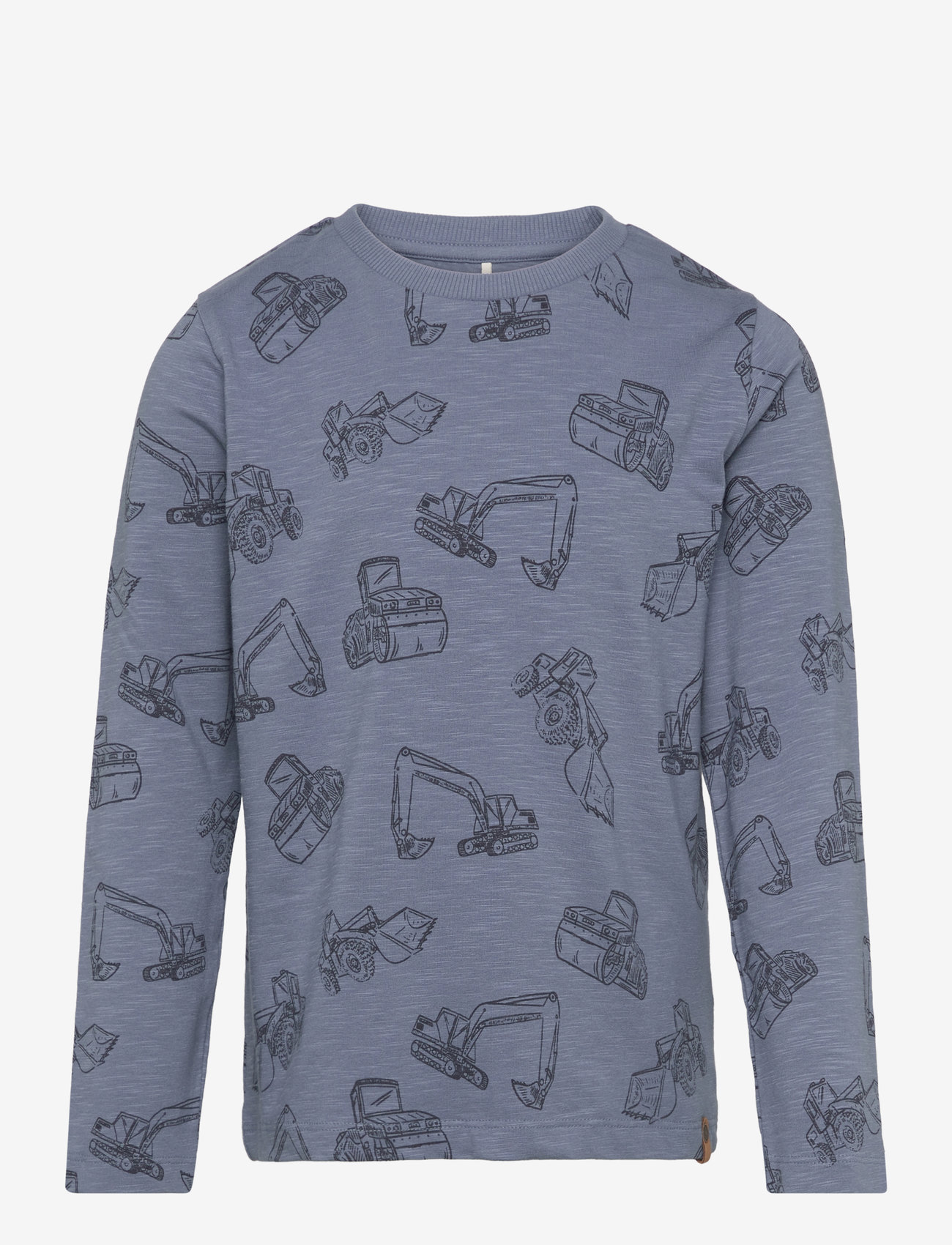 Minymo - T-shirt LS AOP - china blue - 0