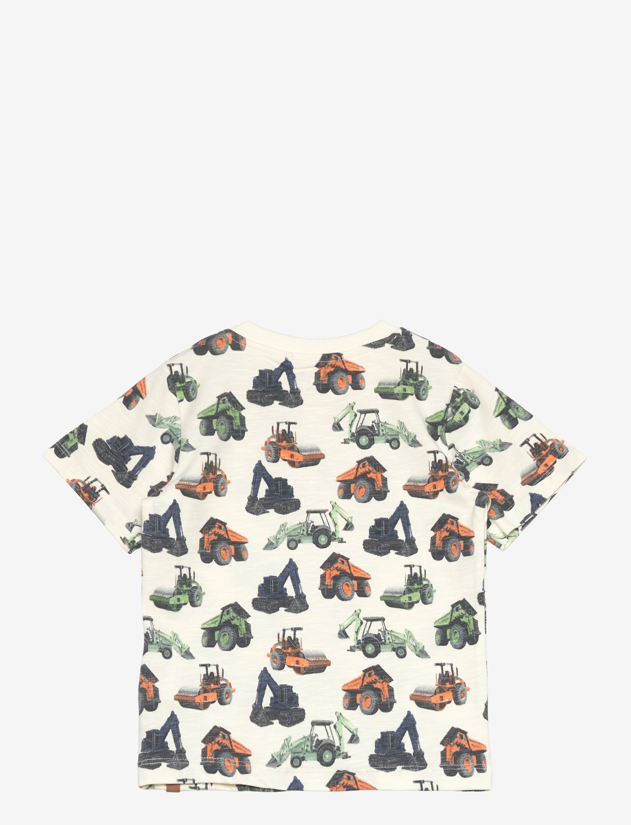 Minymo - T-shirt SS AOP - eggnog - 1