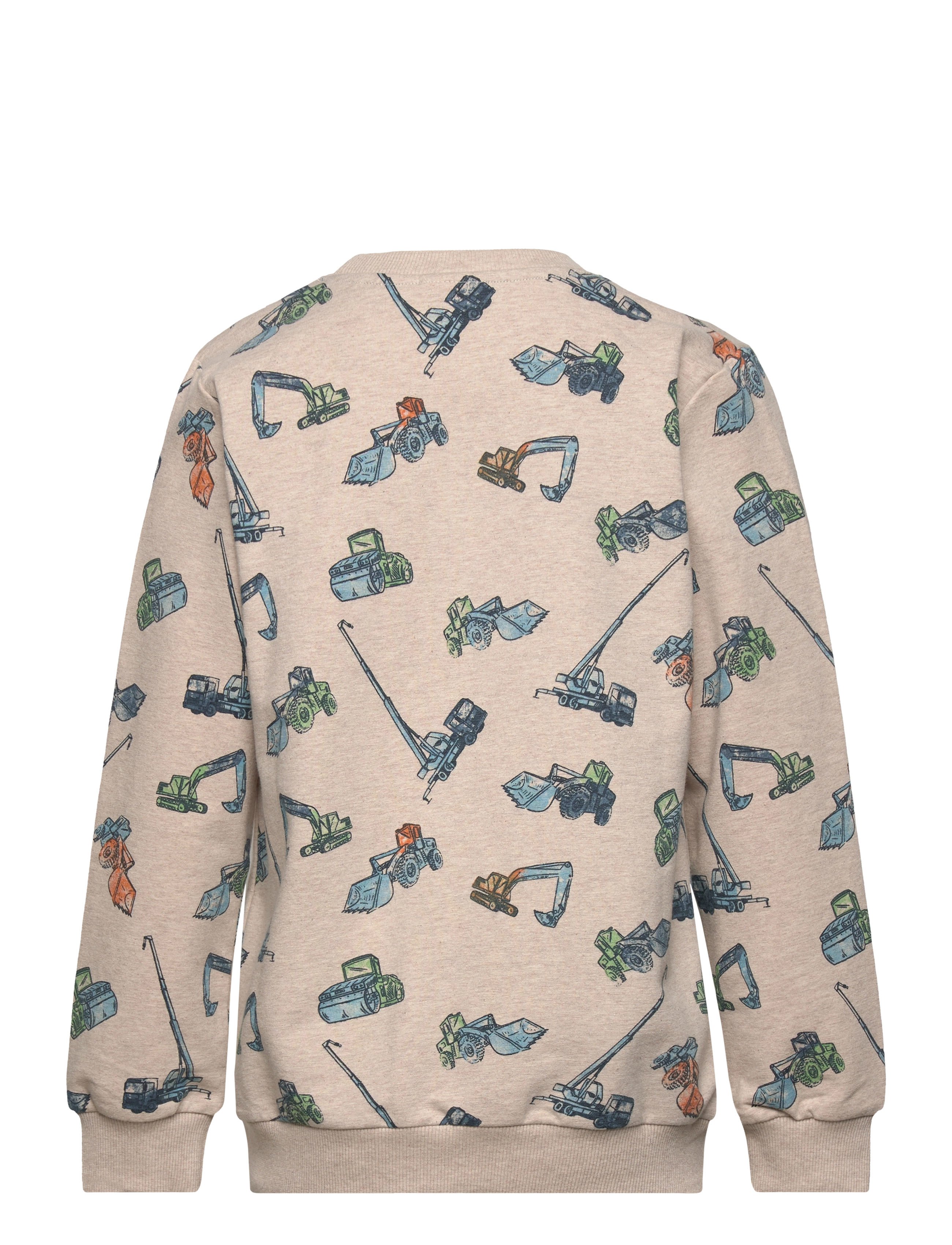 Minymo - Sweatshirt LS AOP - beige melange - 1