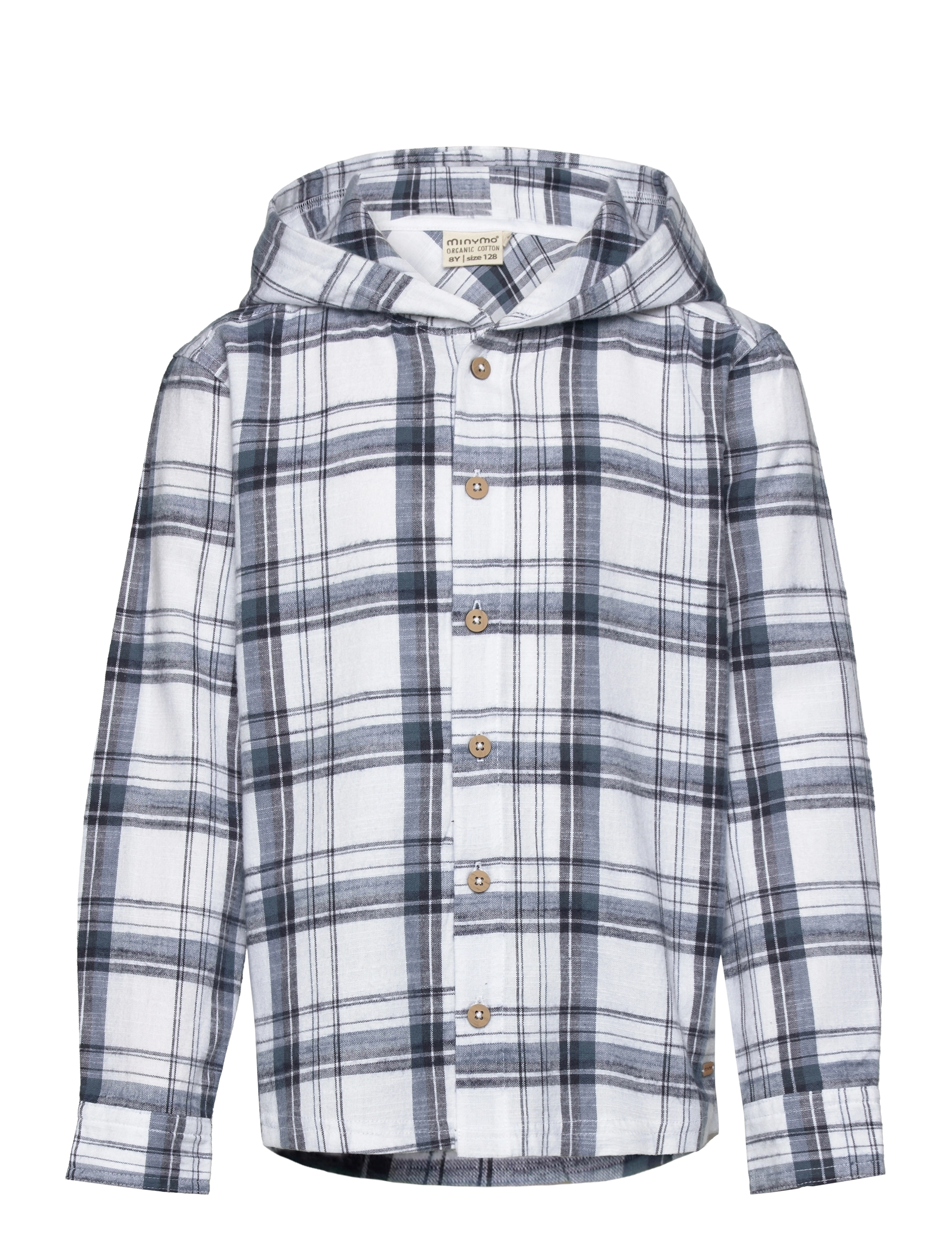 Shirt LS Check - CHINA BLUE