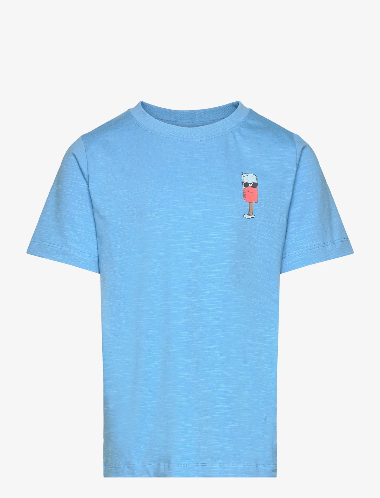 Minymo - T-shirt SS - korte mouwen - bonnie blue - 0