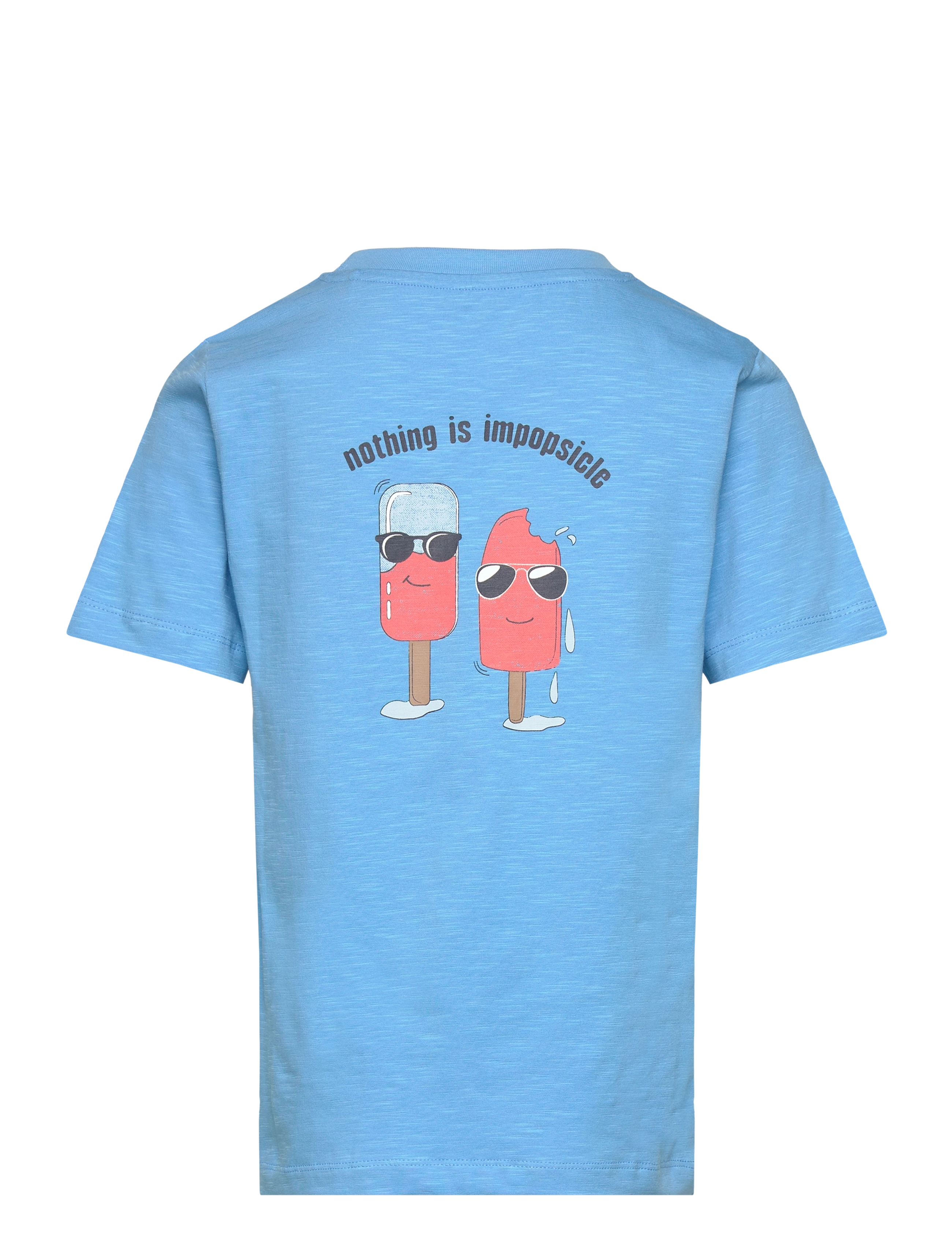 Minymo - T-shirt SS - bonnie blue - 1