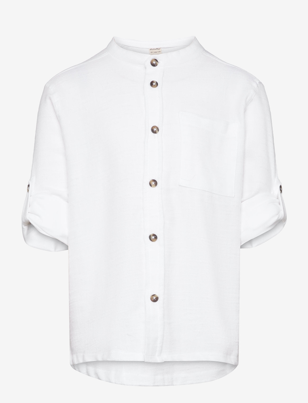 Minymo - Shirt LS - bright white - 2