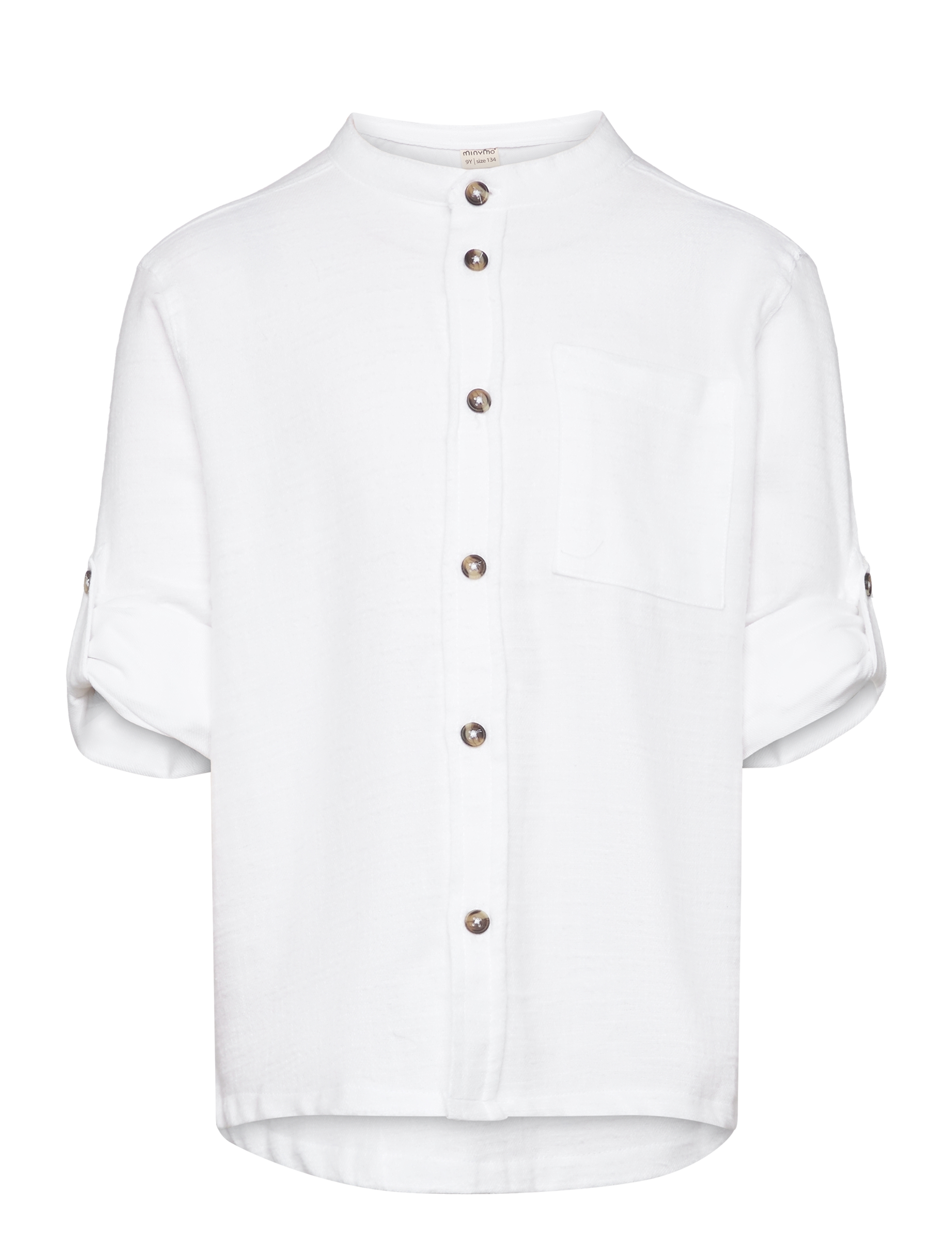 Minymo - Shirt LS - bright white - 2