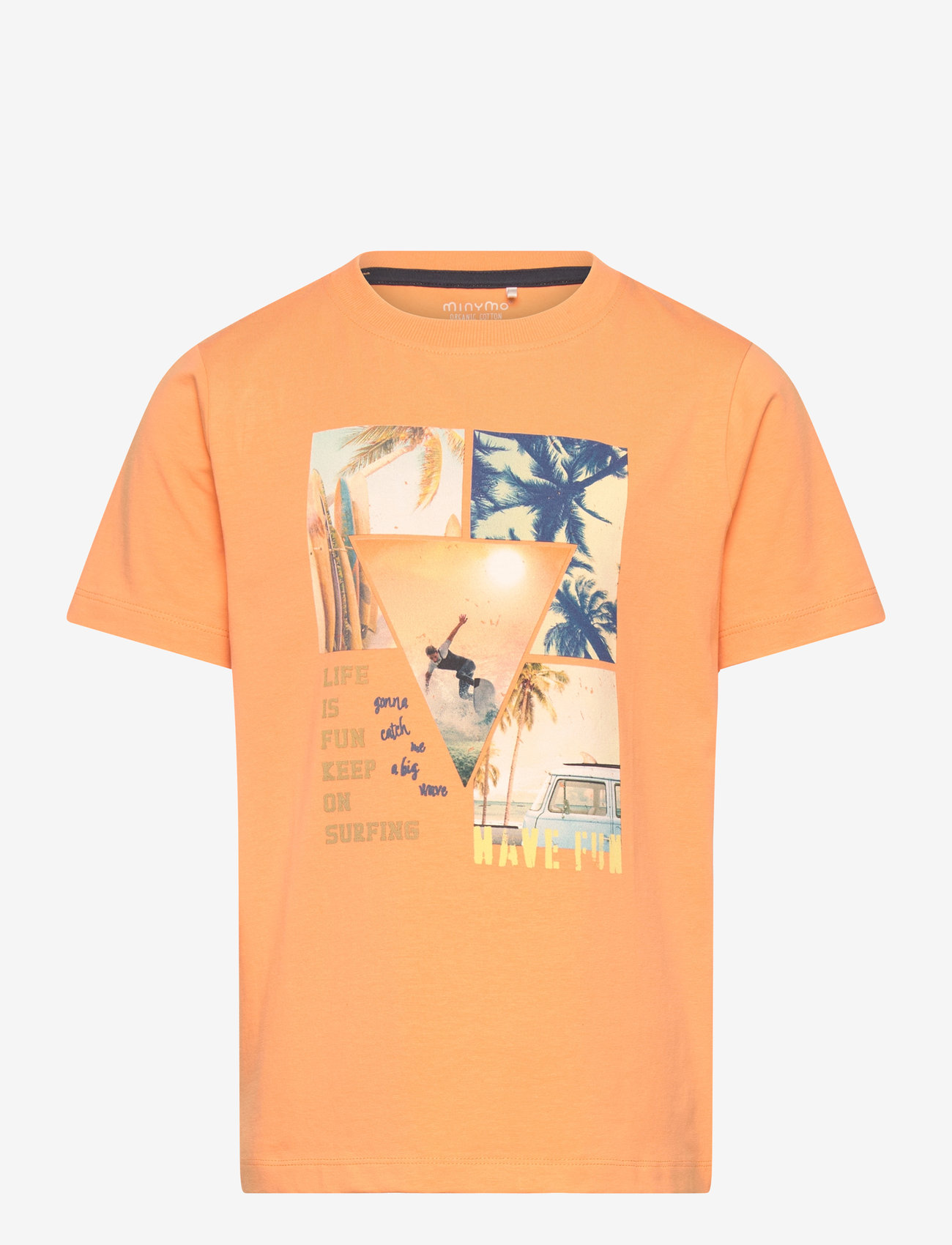 Minymo - T-shirt SS - mock orange - 0