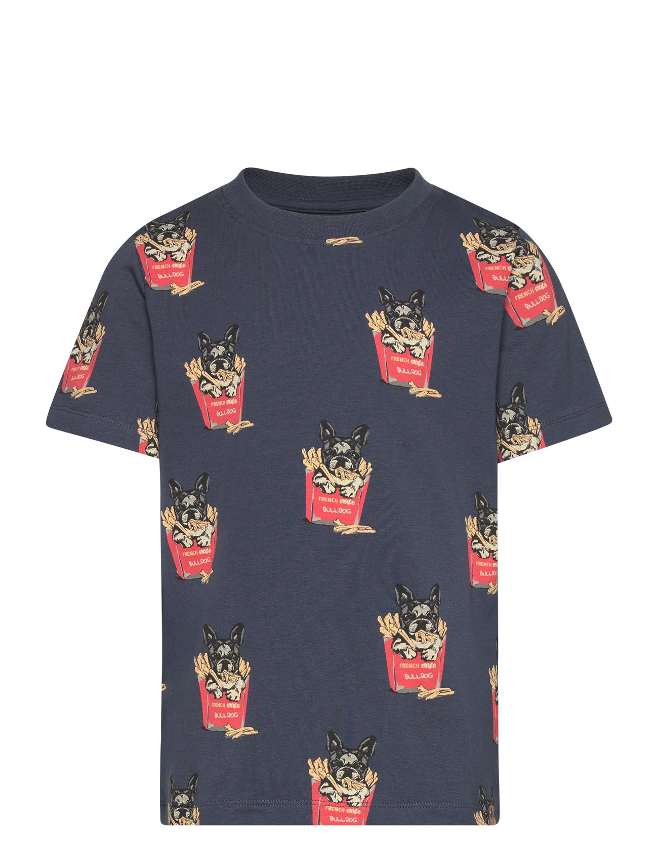 Minymo - T-shirt SS AOP - blue nights - 0
