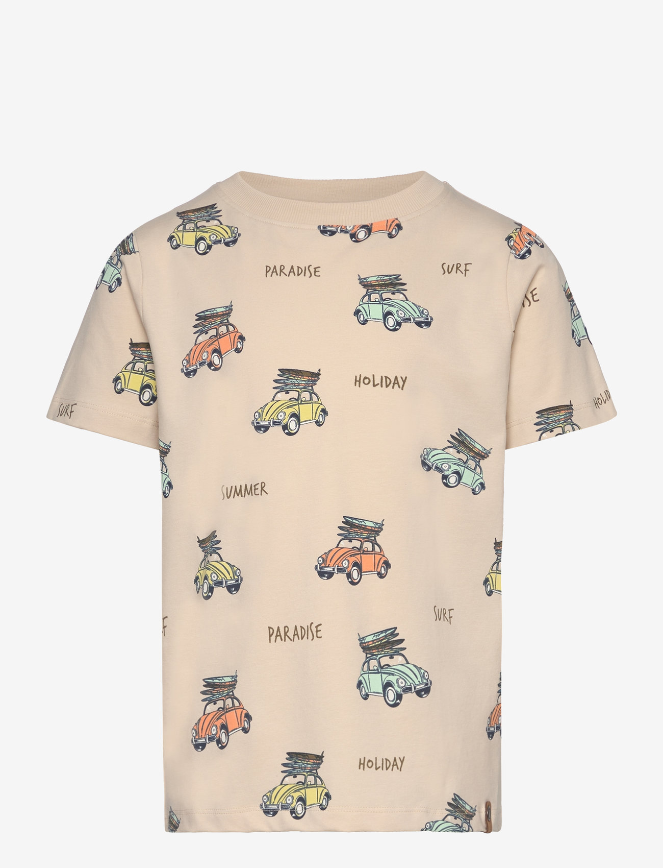 Minymo - T-shirt SS AOP - fog - 0