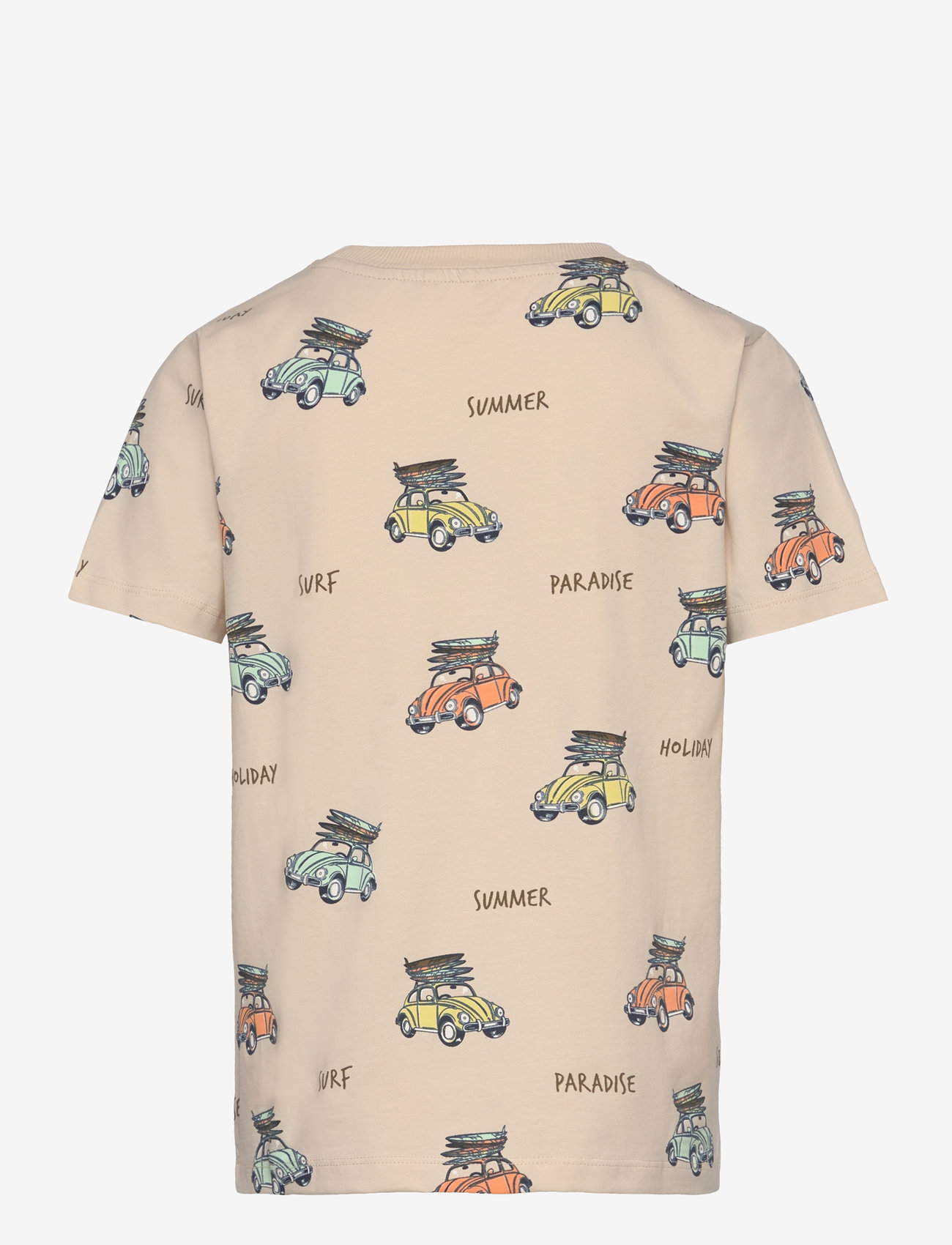 Minymo - T-shirt SS AOP - fog - 1
